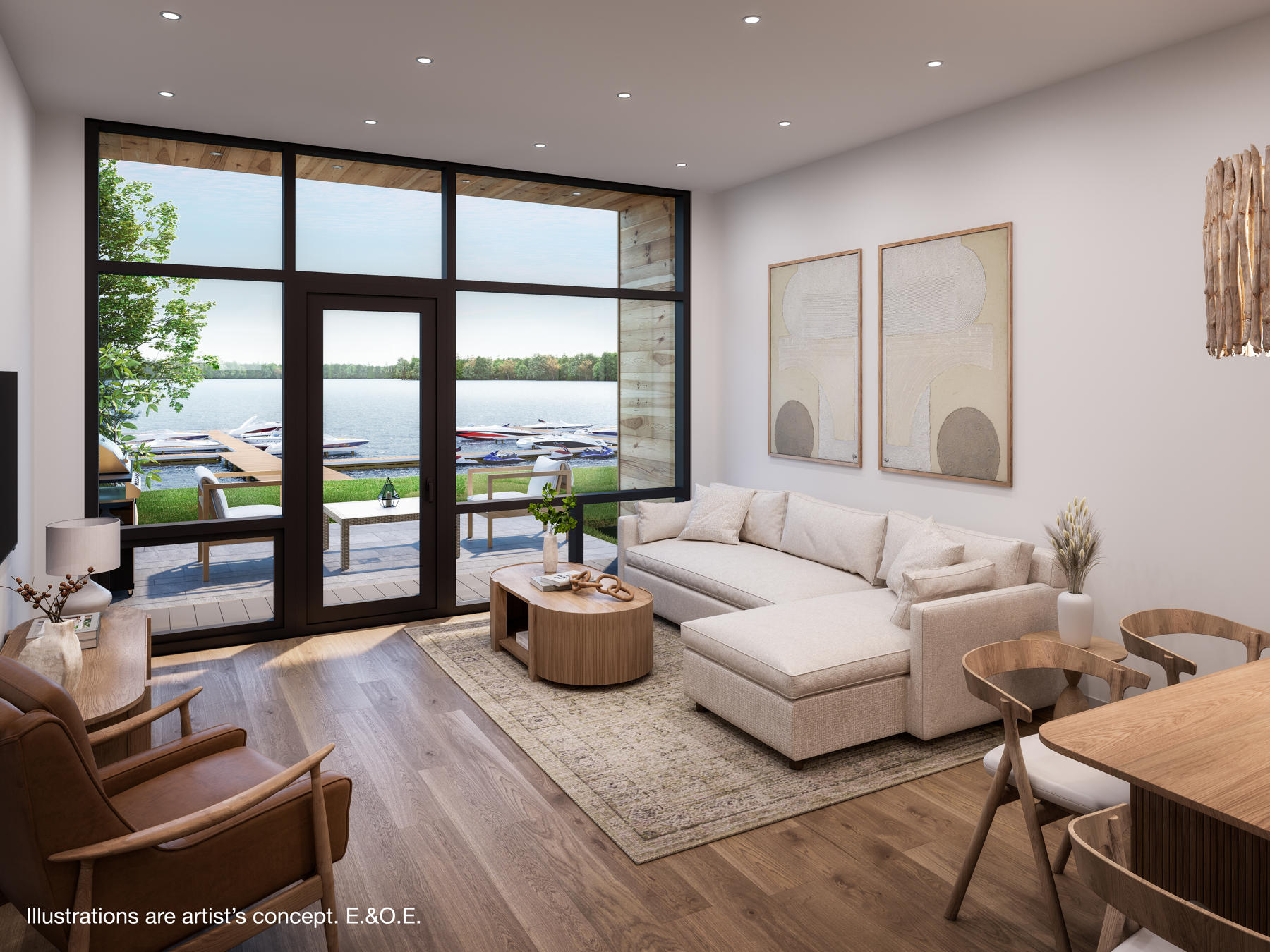 Luna Bay Muskoka Lakeside Cottages in Gravenhurst — rendering 10