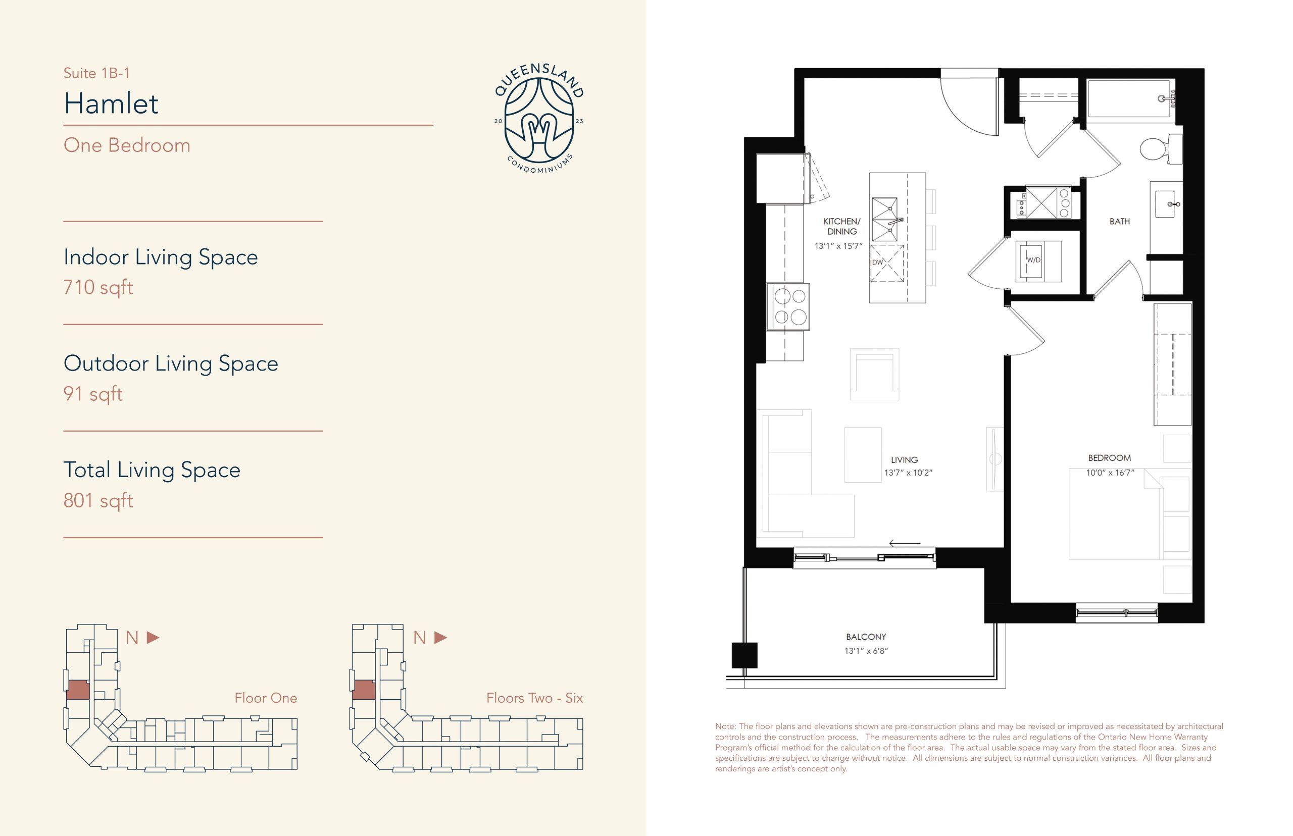 Hamlet - Suite 1B-1 floor plan