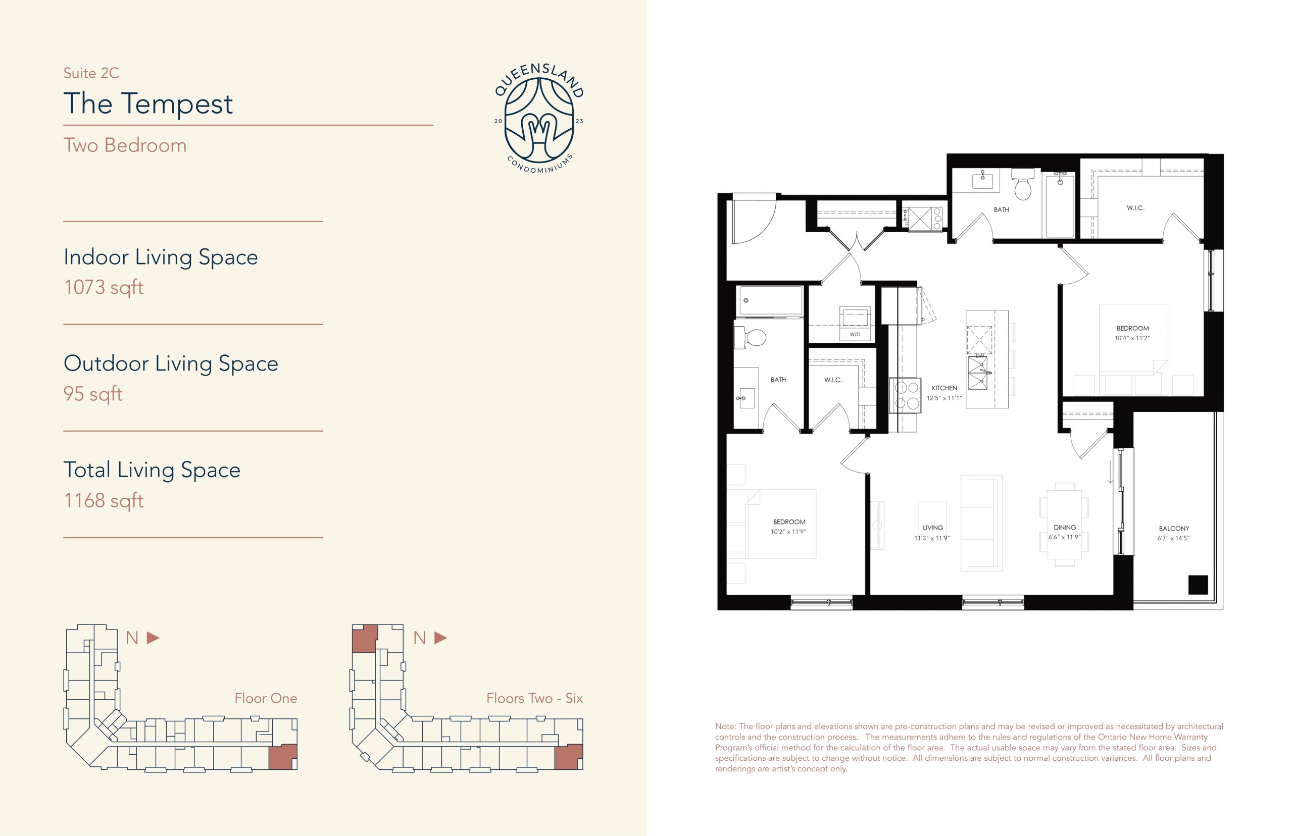 The Tempest - Suite 2C floor plan