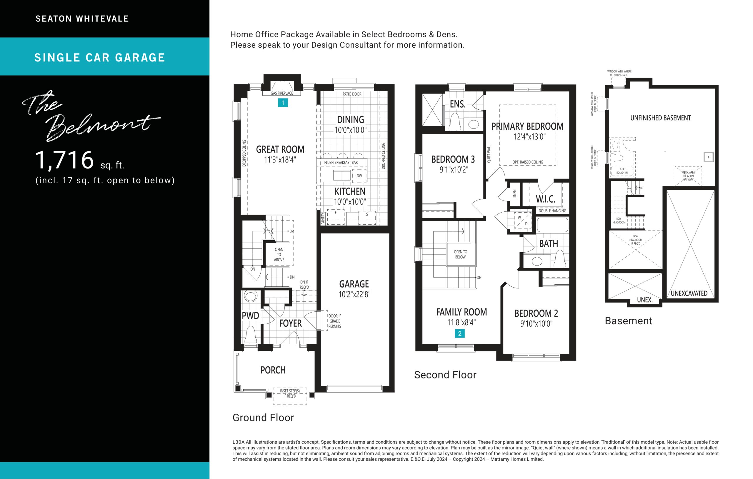 The Belmont floor plan