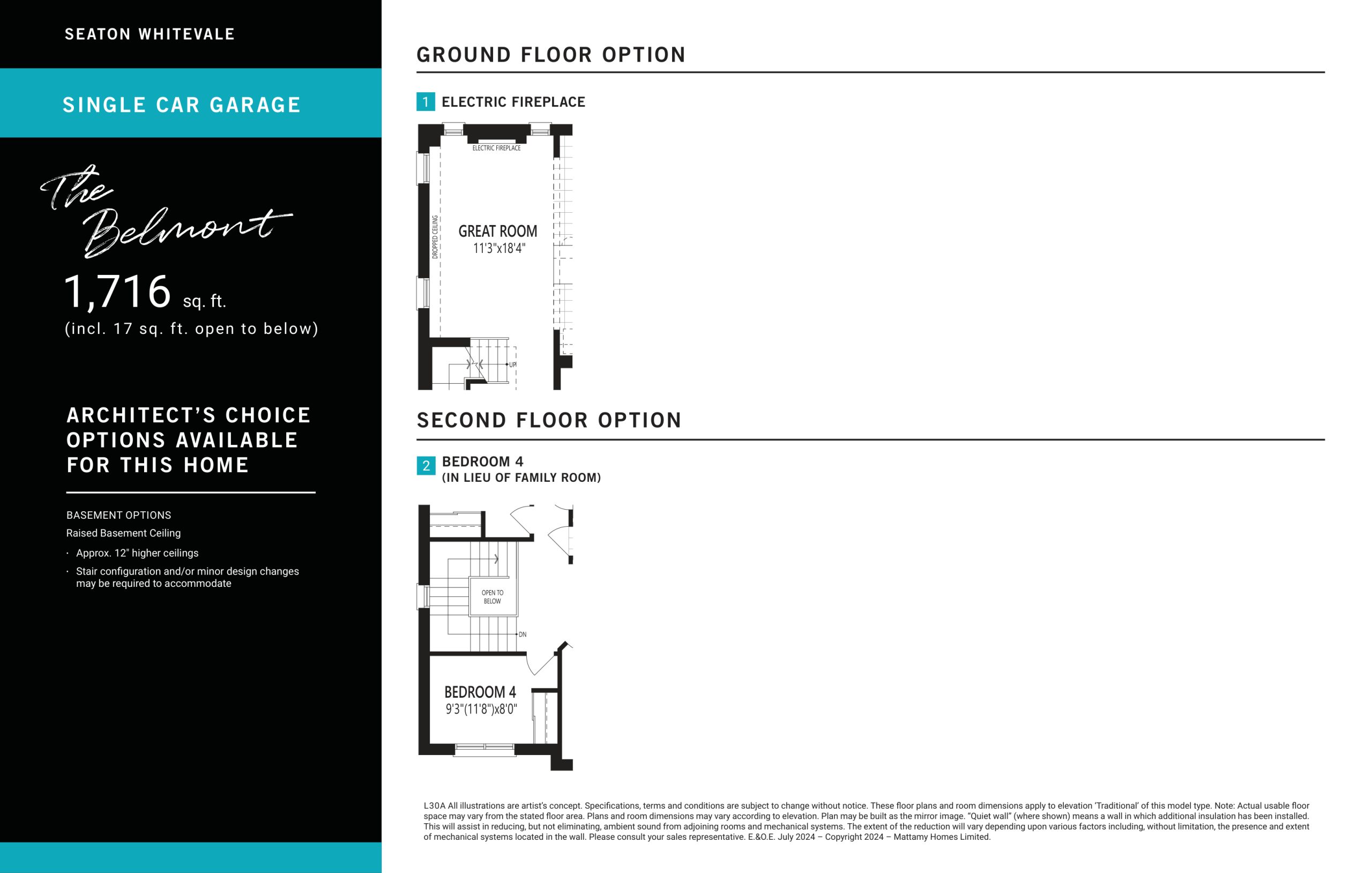 The Belmont (Options) floor plan