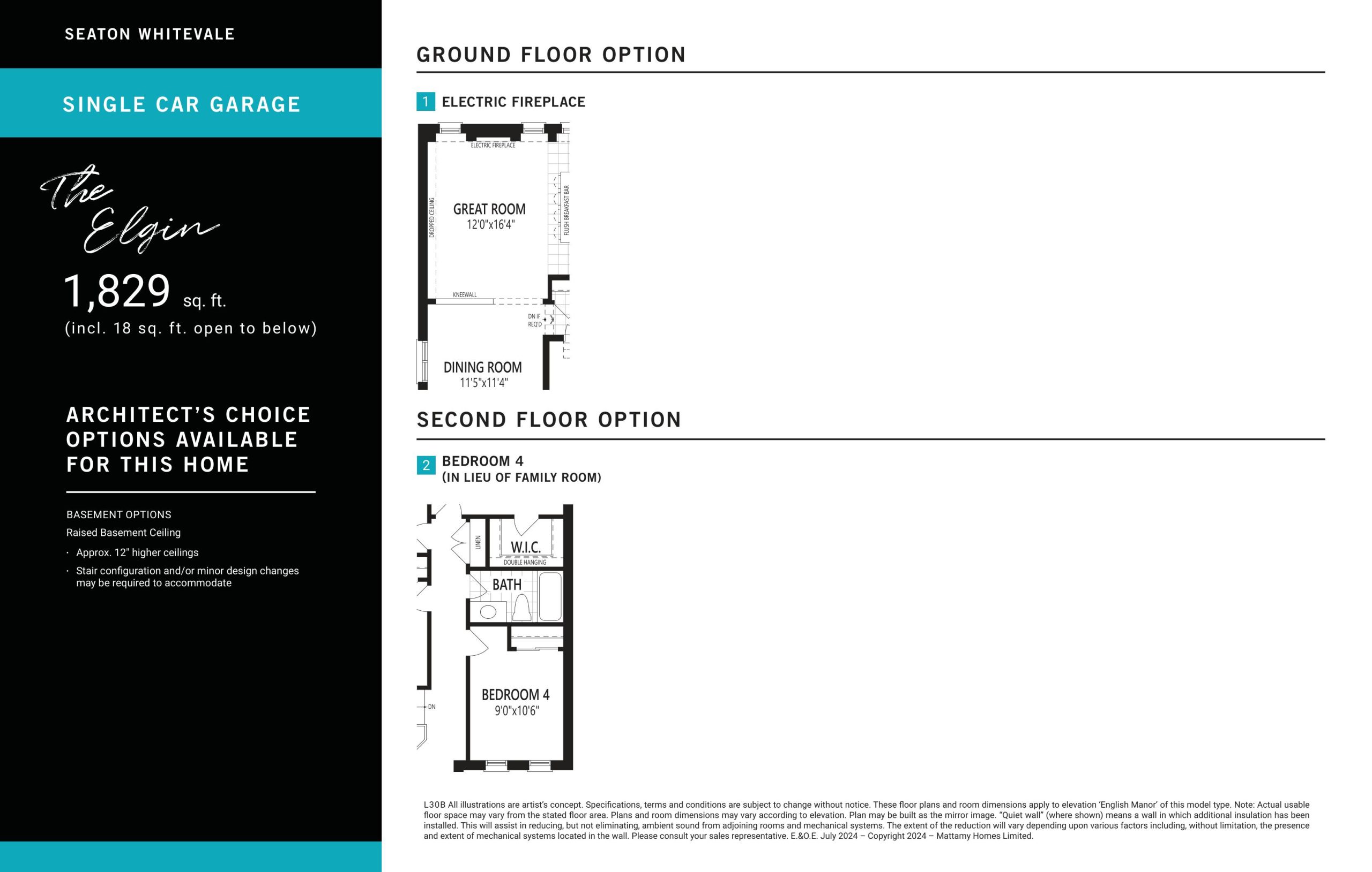 The Elgin (Options) floor plan