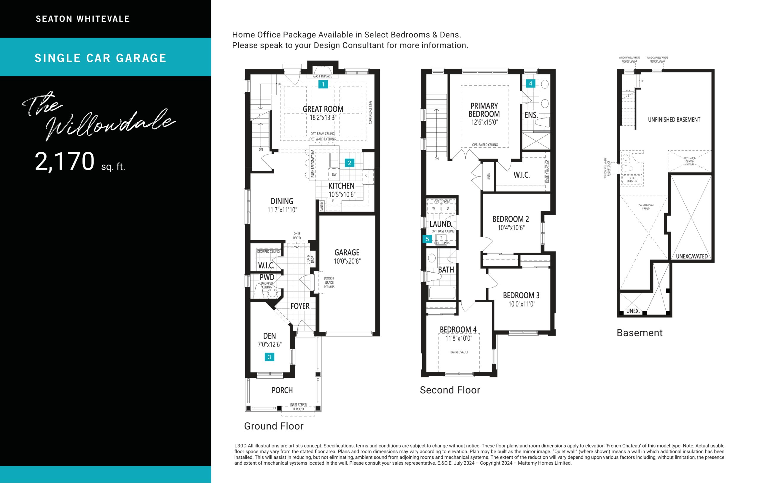 The Willowdale floor plan