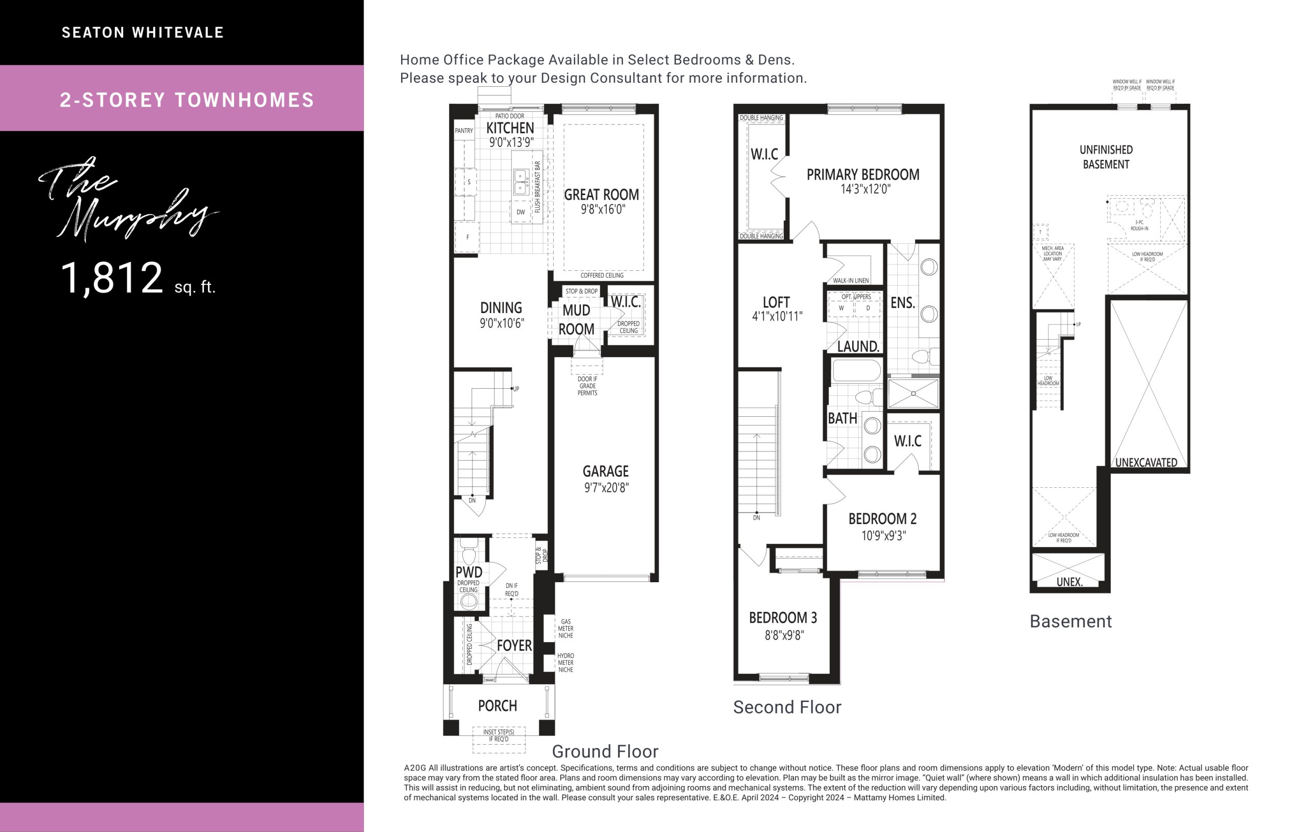 The Murphy floor plan