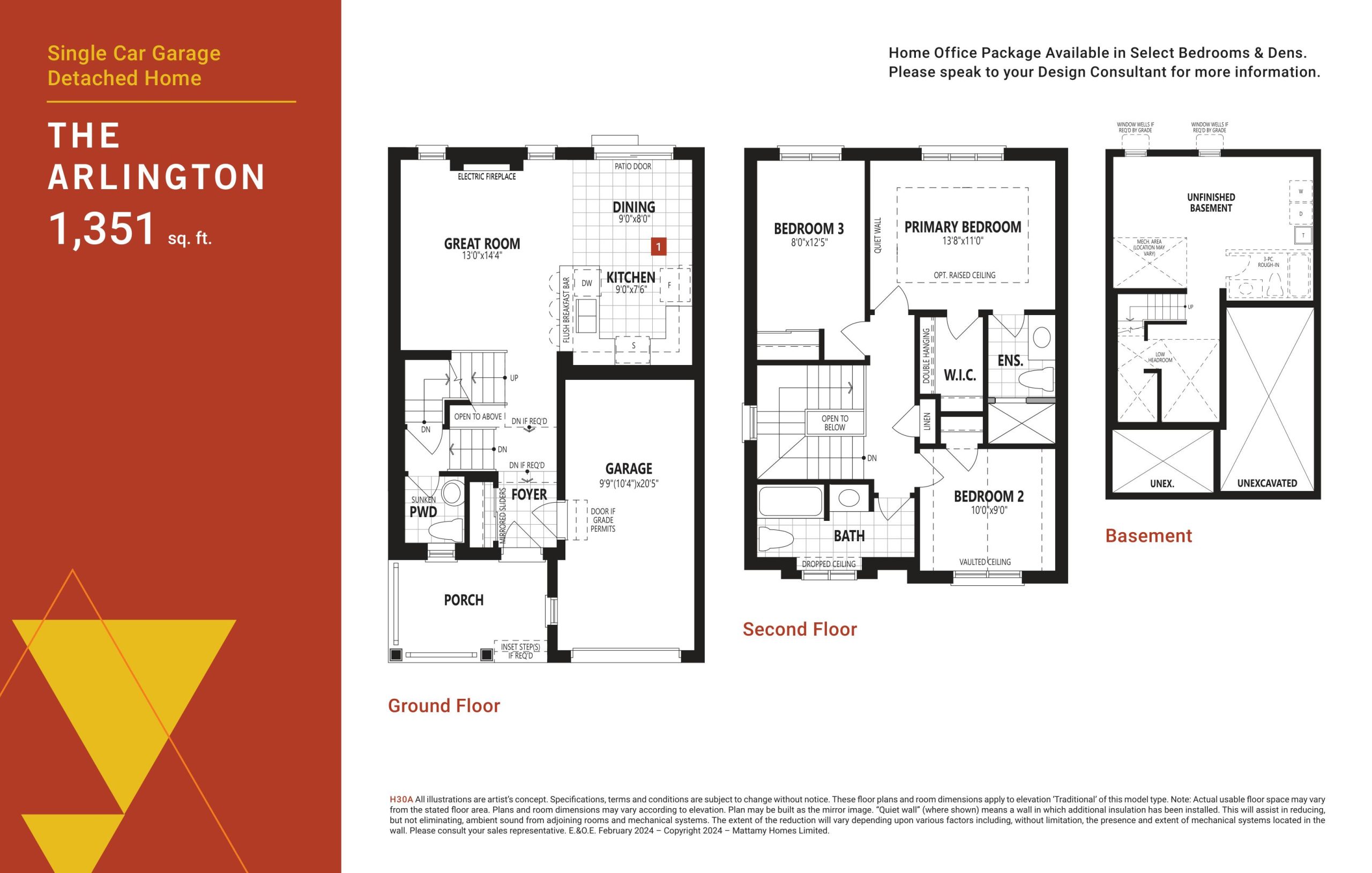 The Arlington (Option) floor plan