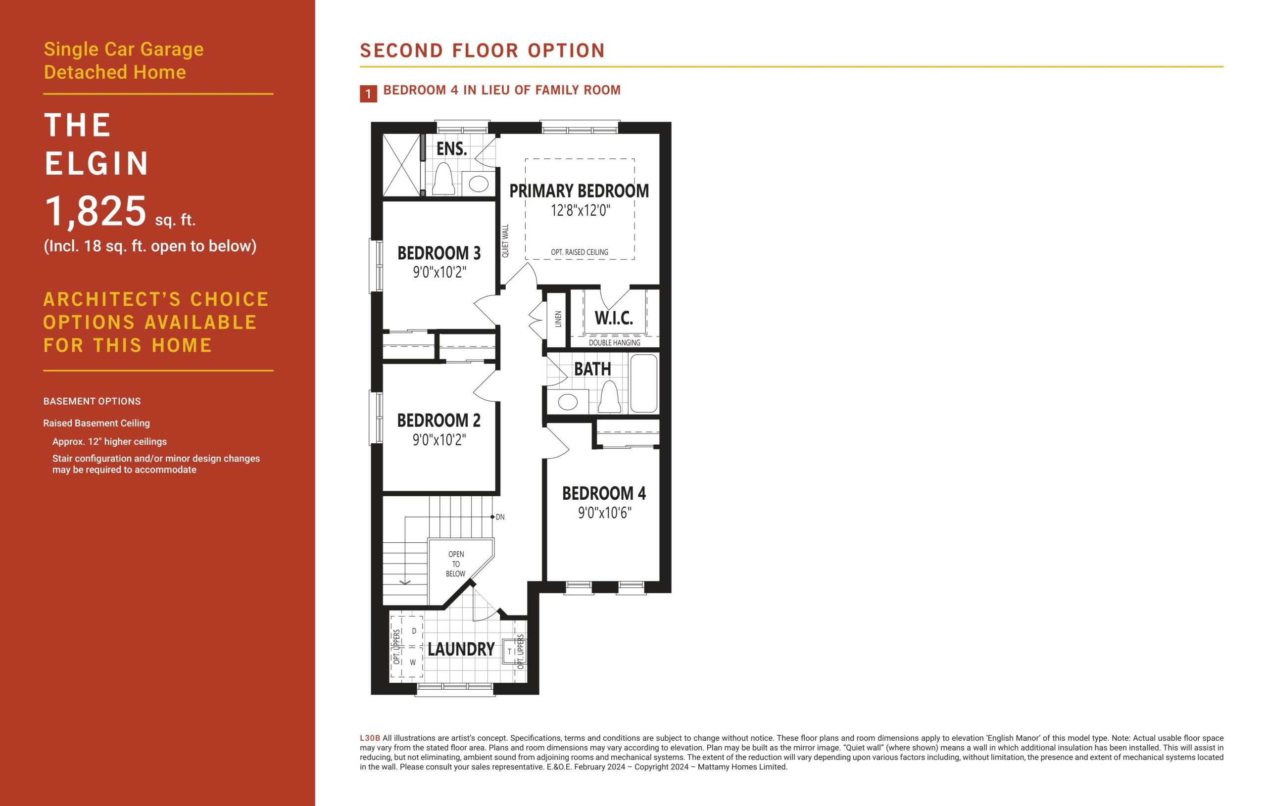 The Elgin (Option) floor plan