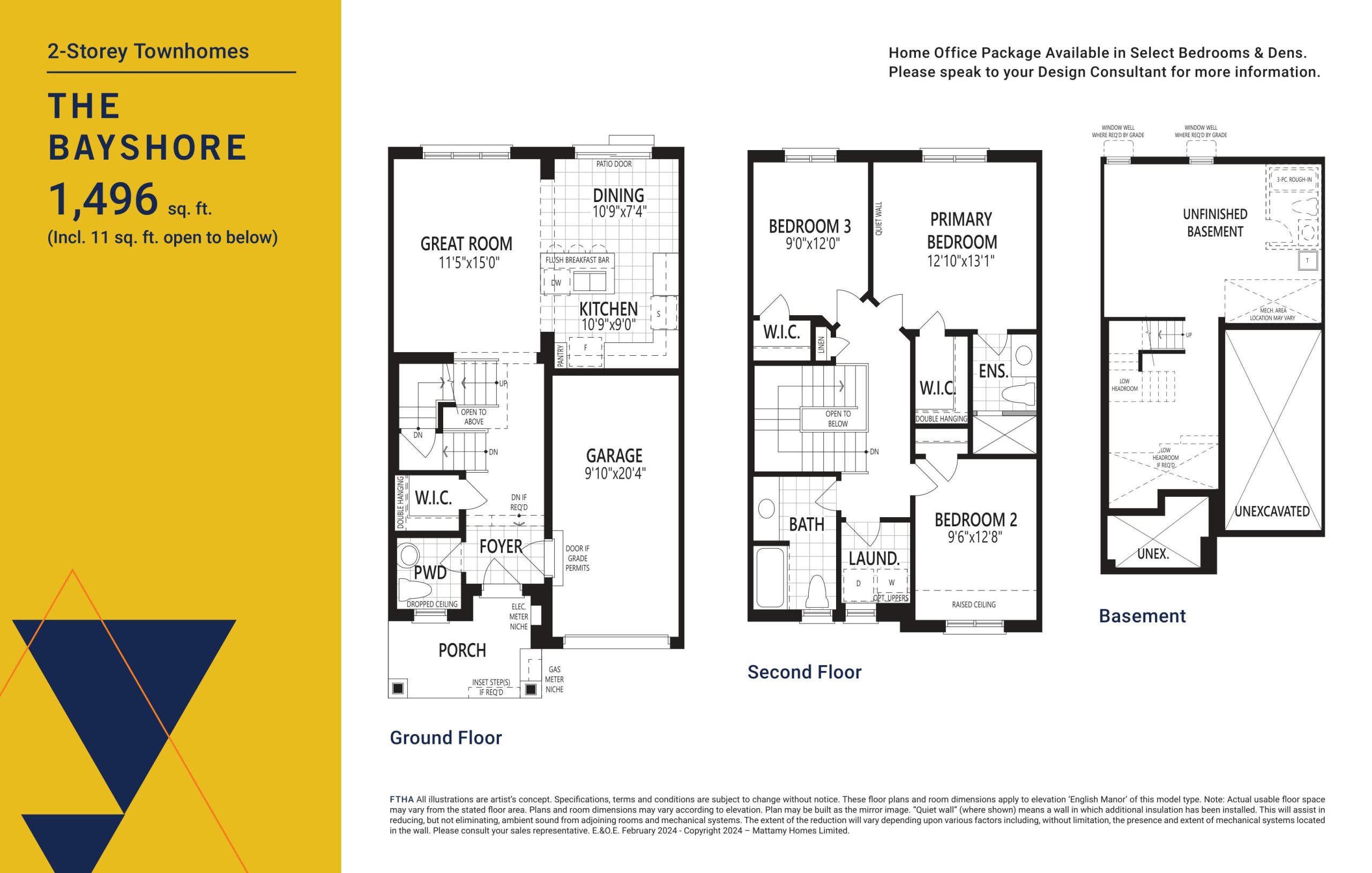 The Bayshore floor plan