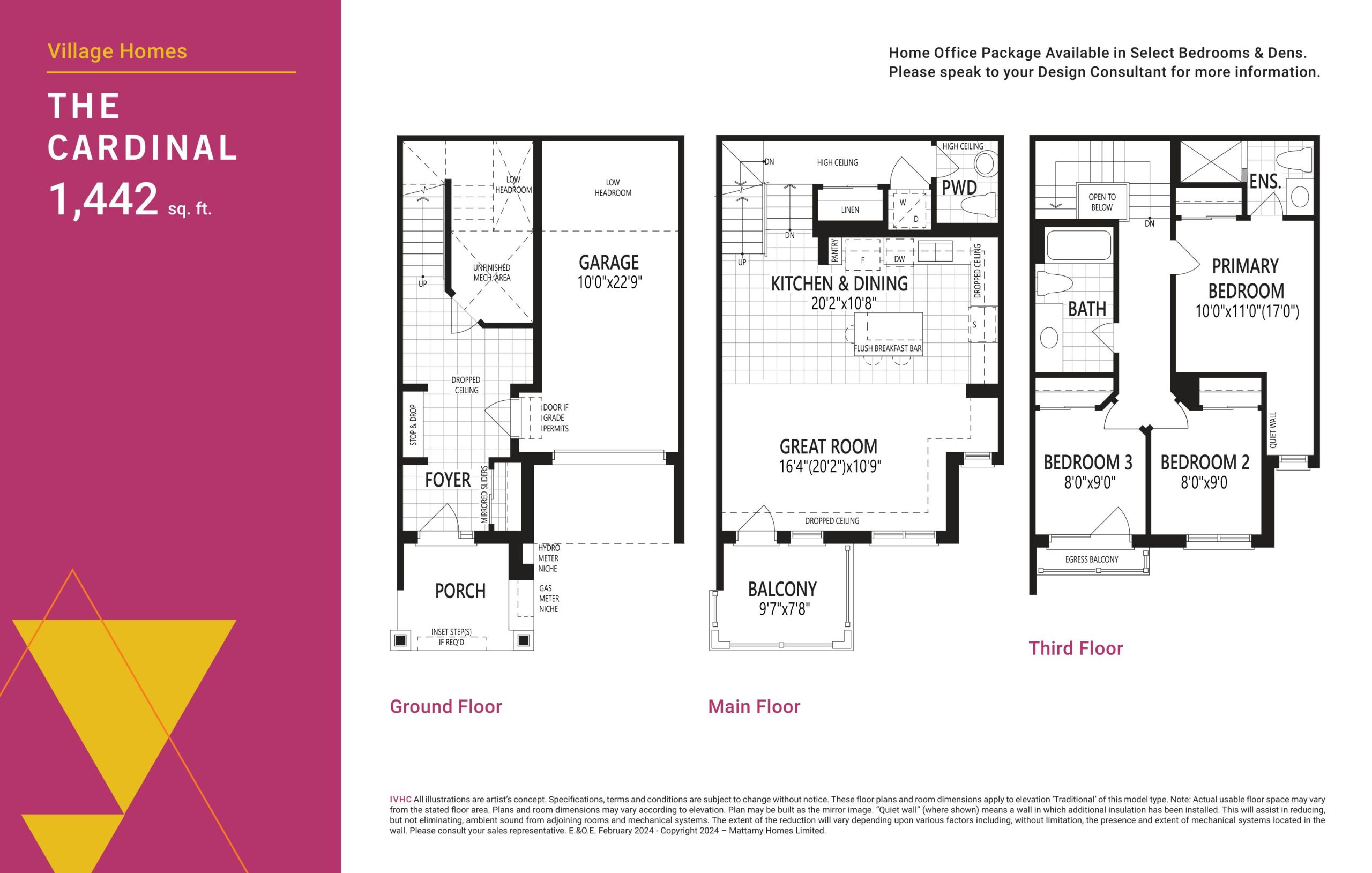 The Cardinal floor plan