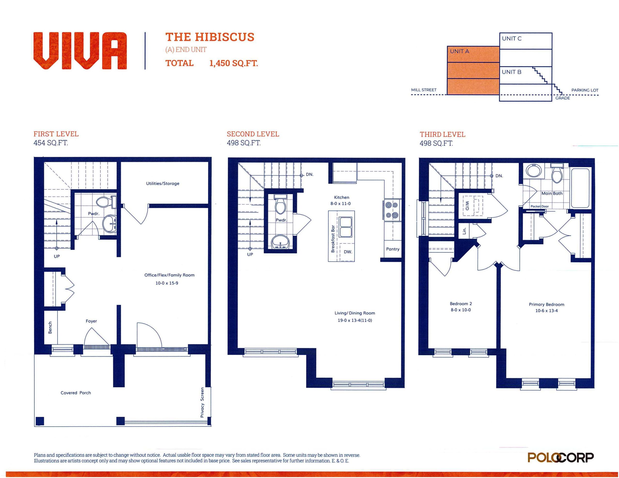 The Hibiscus floor plan
