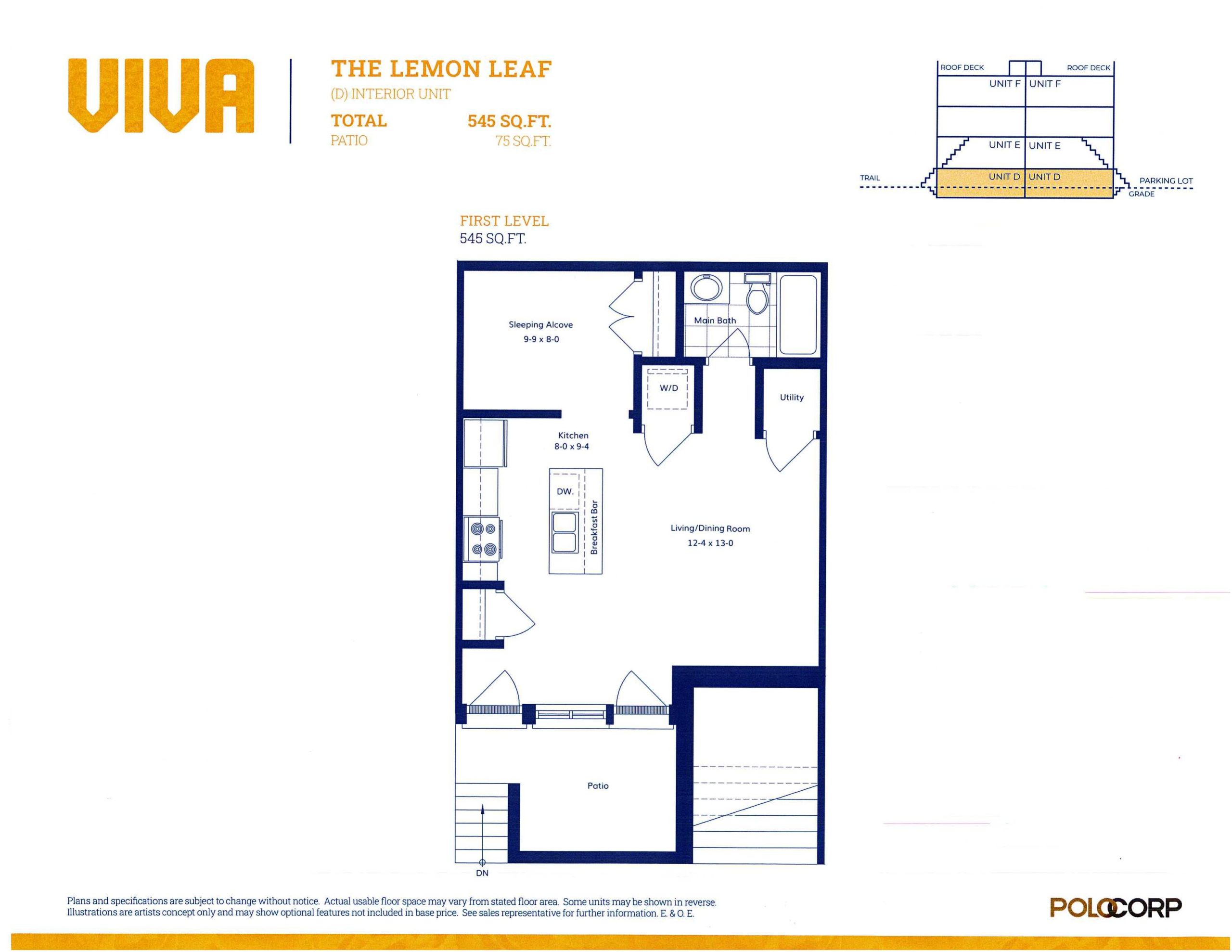 The Lemon Leaf floor plan