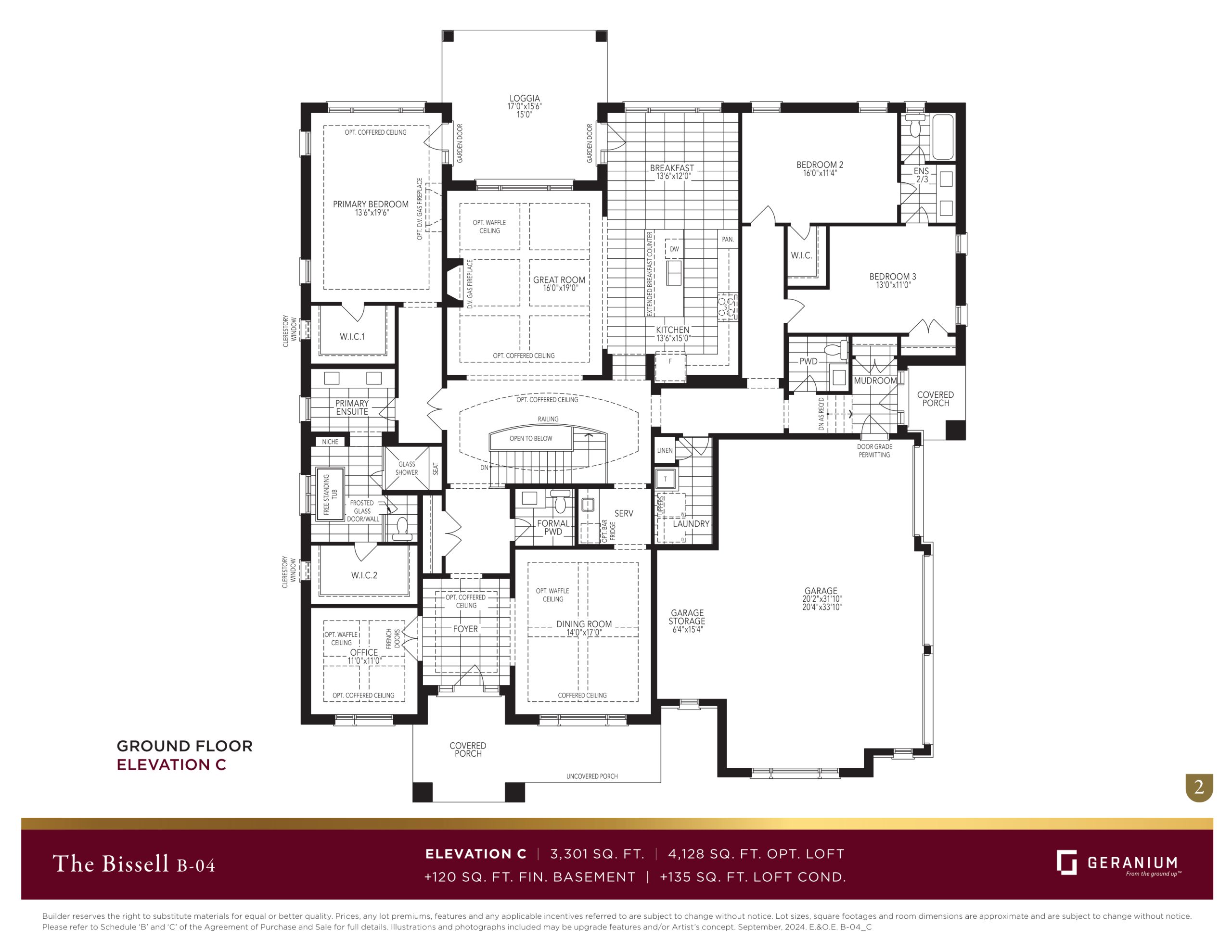 The Bissell - Elevation C floor plan