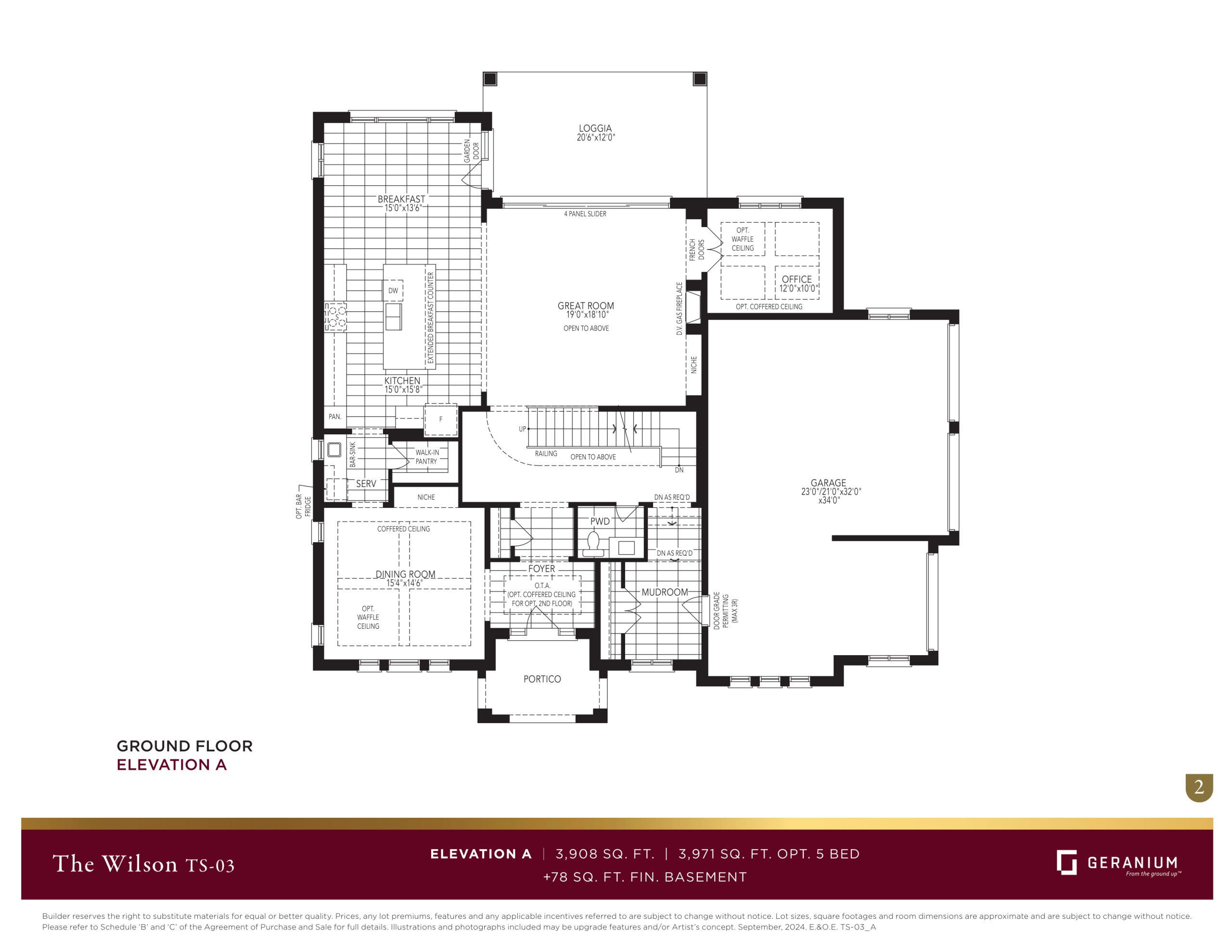 The Wilson - Elevation A floor plan
