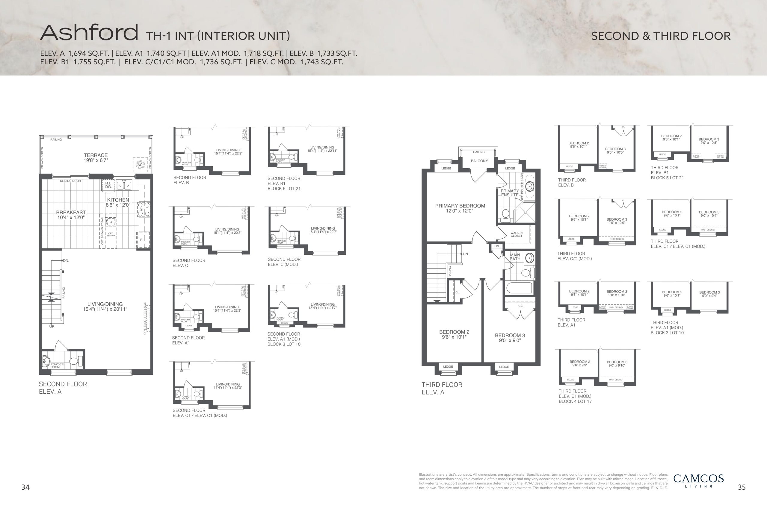 Ashford (2nd & 3rd Floor) floor plan