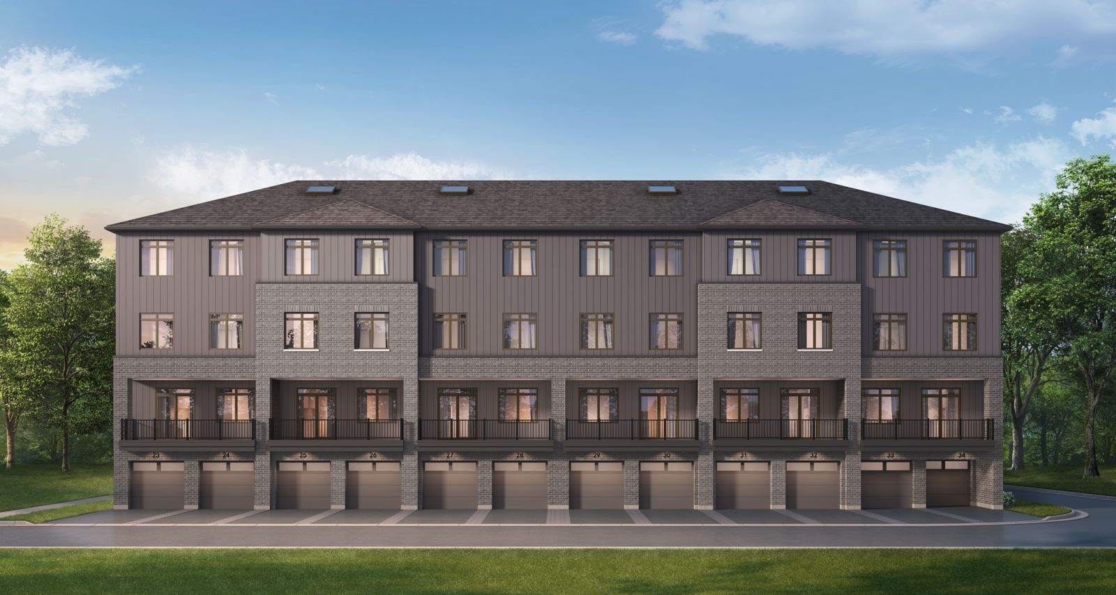 Garden Square in Whitby — rendering 3