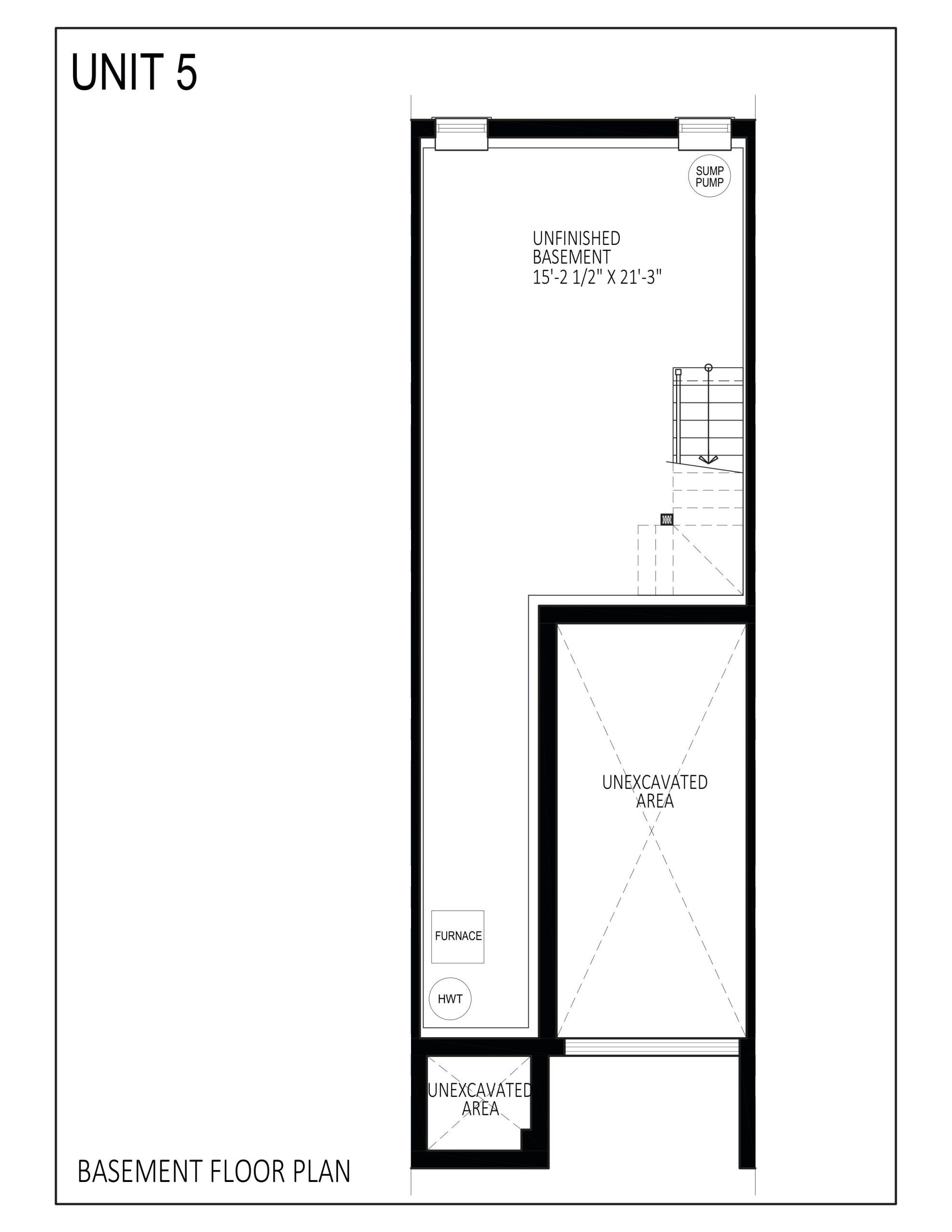 Unit 5 - Block 1 floor plan