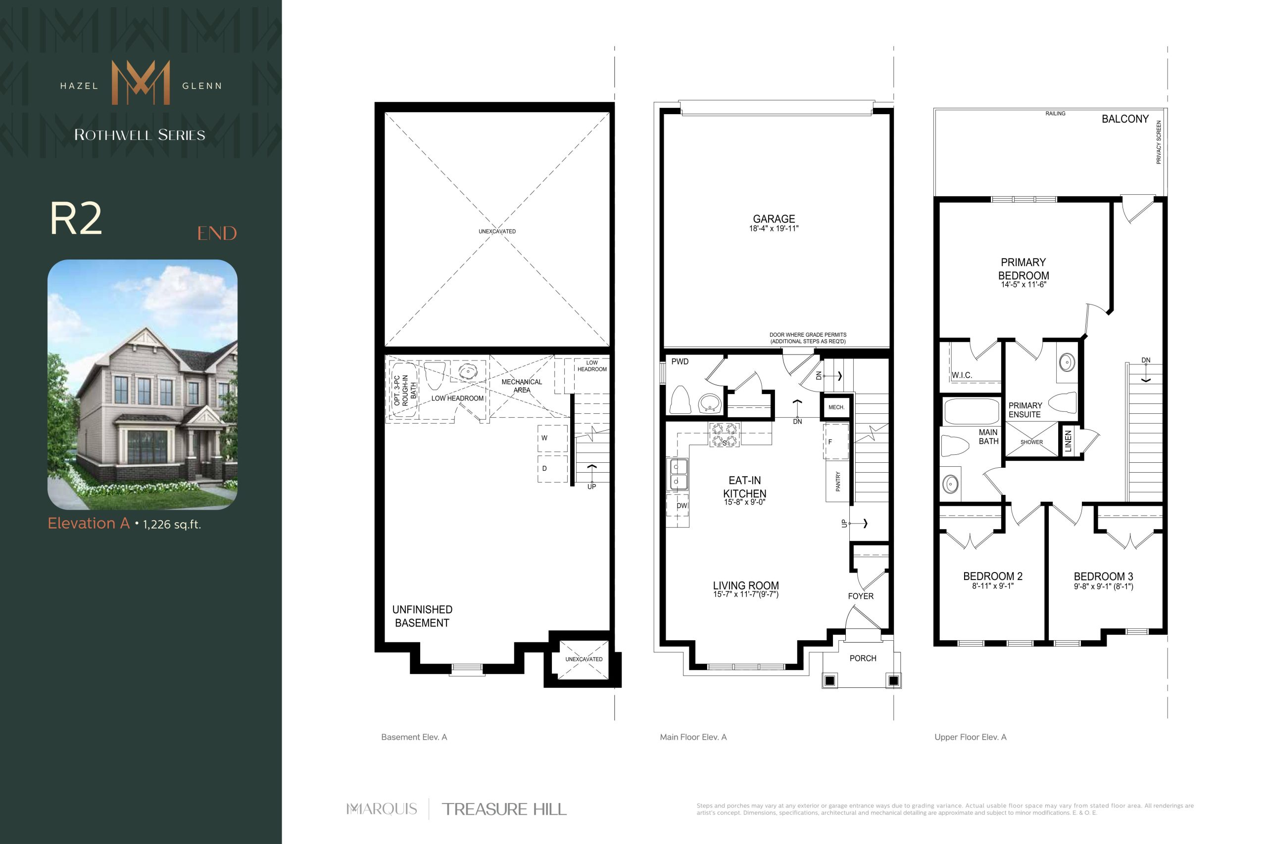 R2 End floor plan