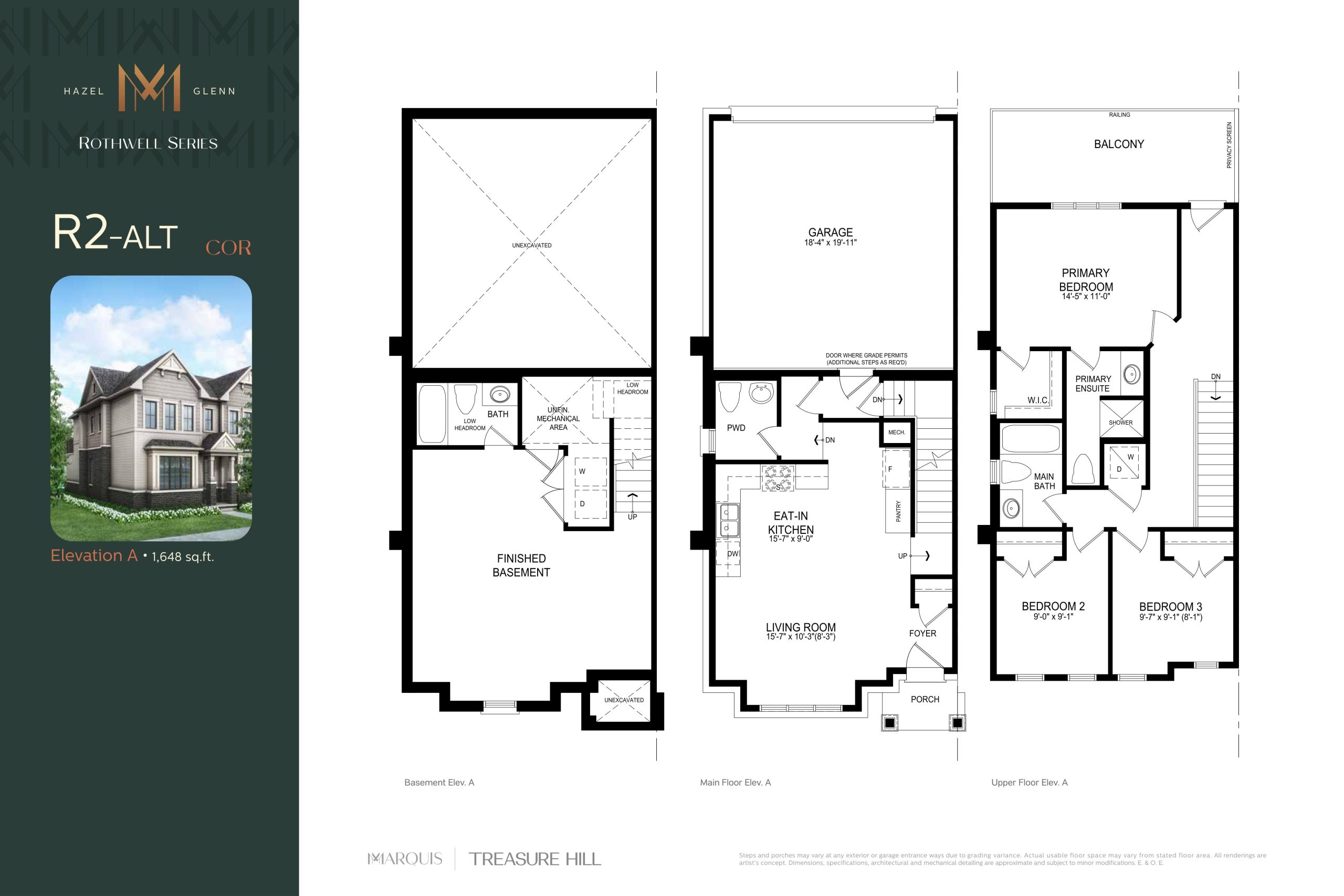 R2-ALT Corner floor plan