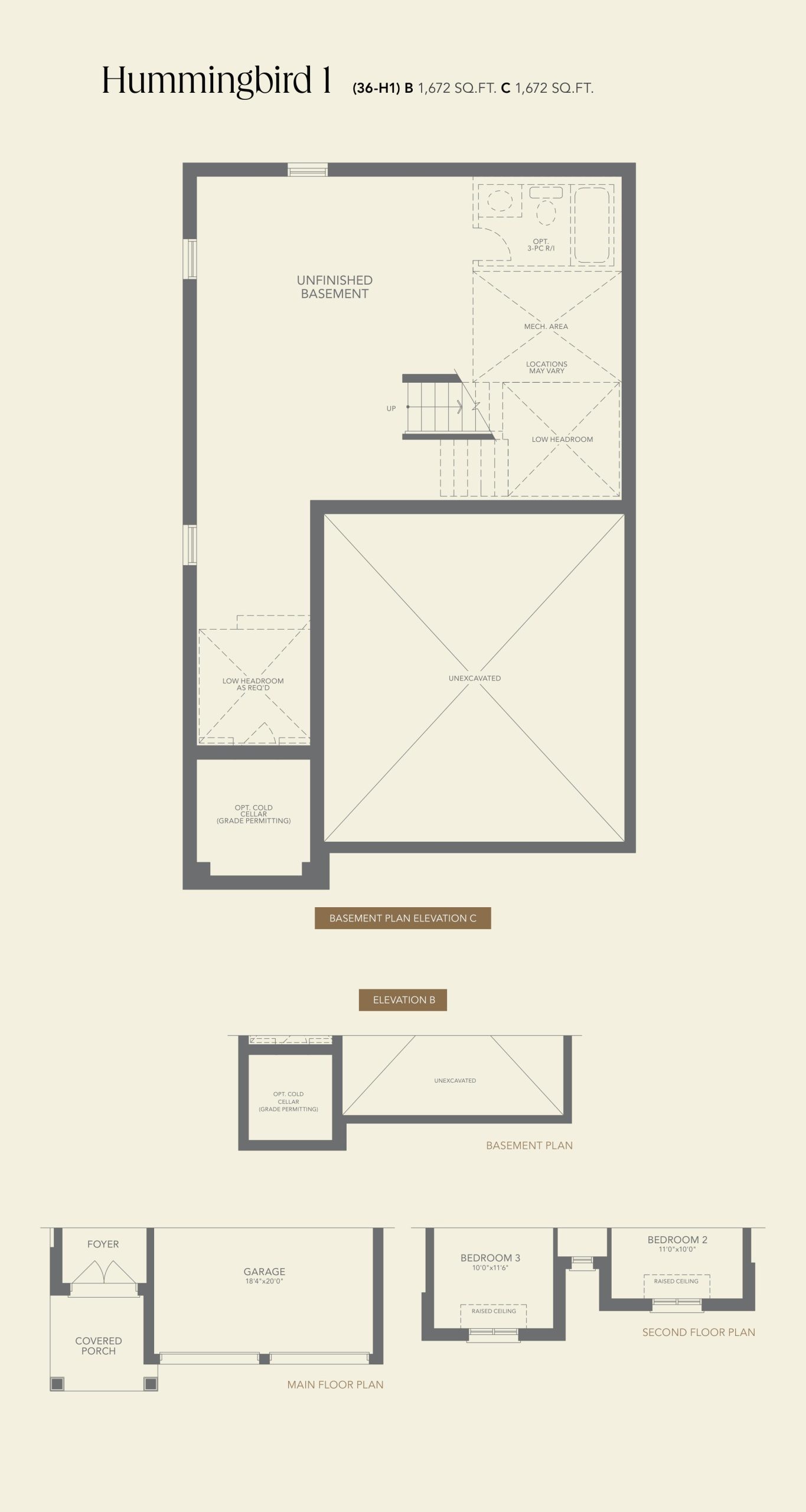 Hummingbird 1 floor plan
