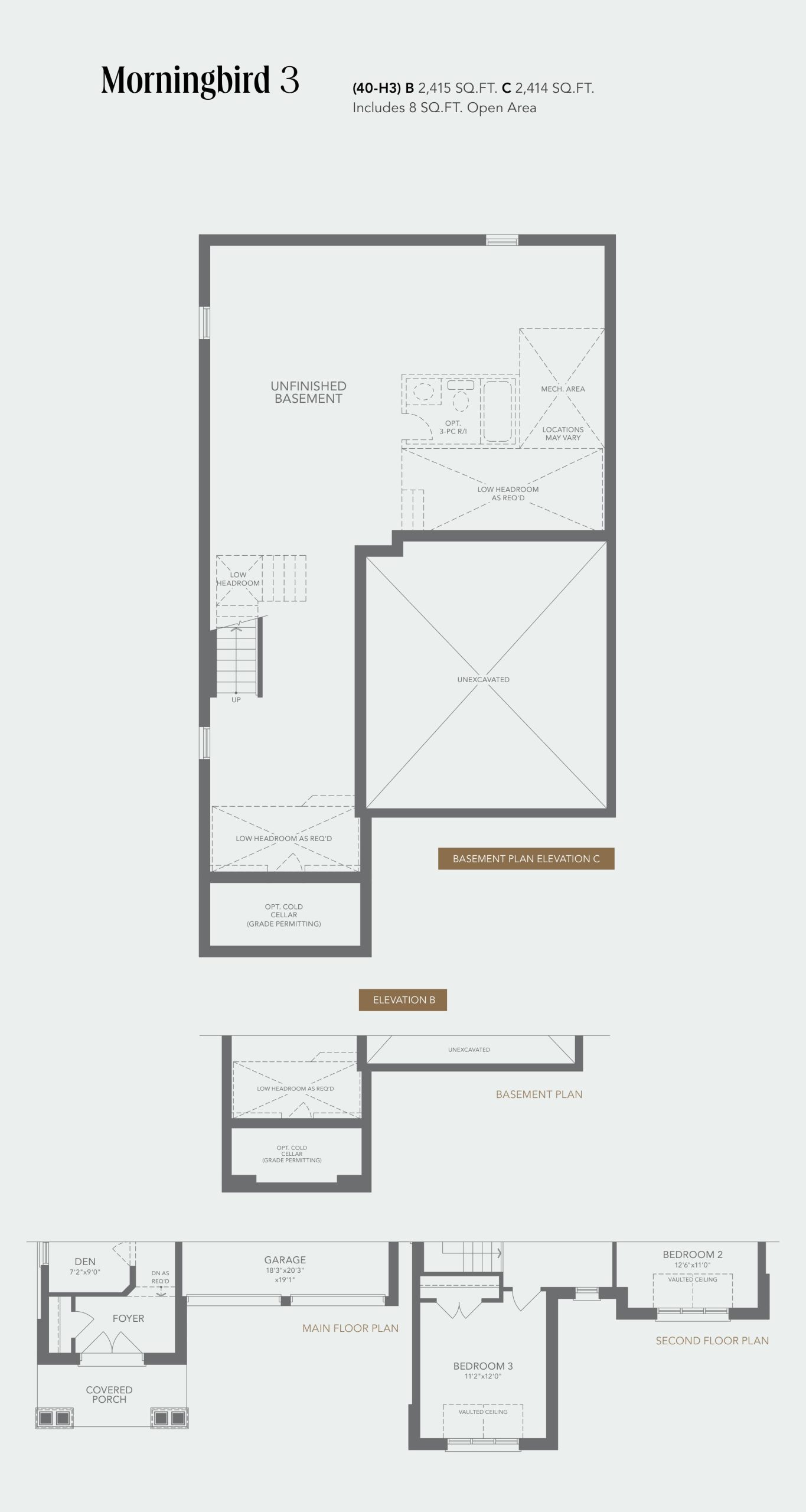 Morningbird 3 floor plan