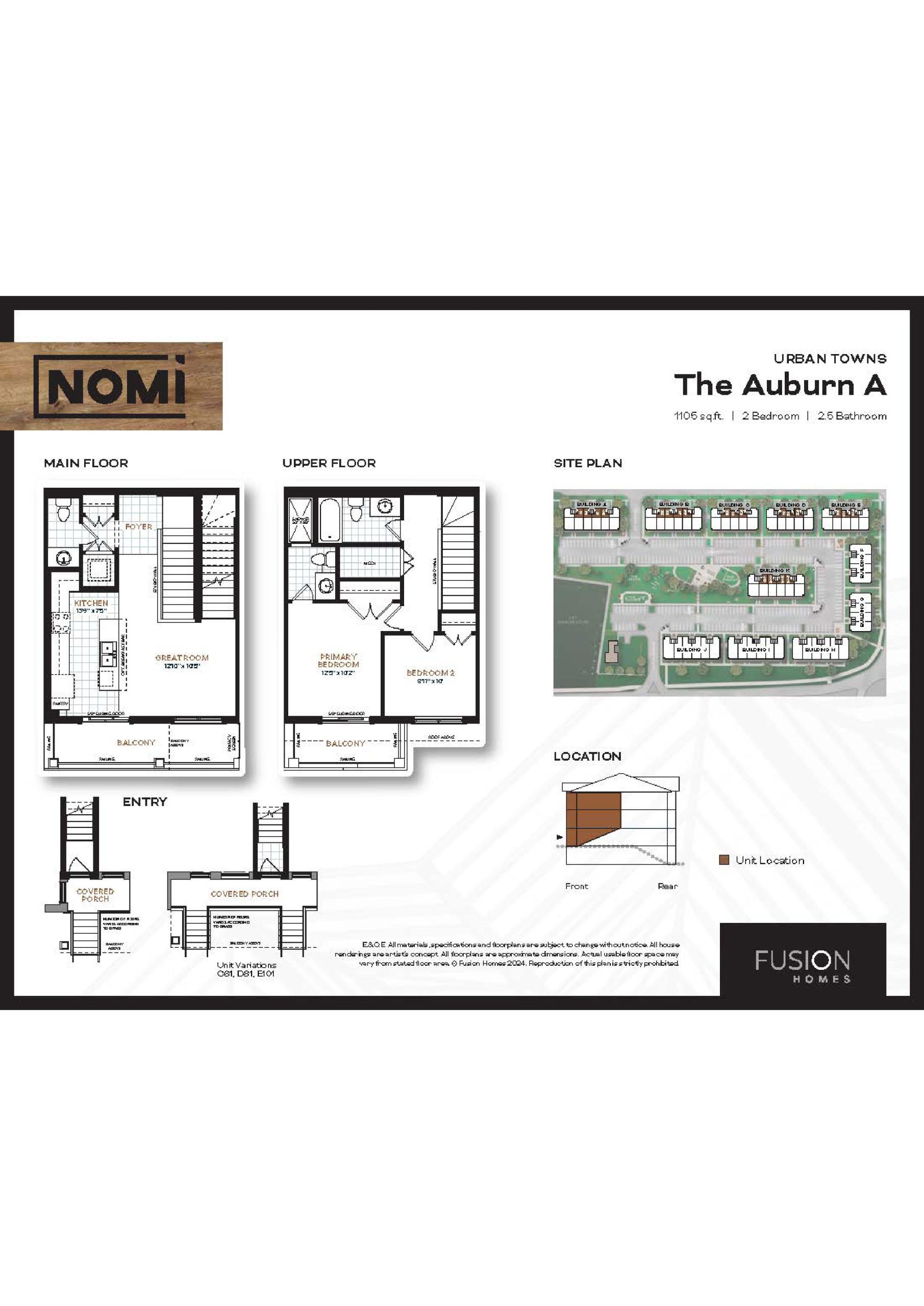 The Auburn A floor plan
