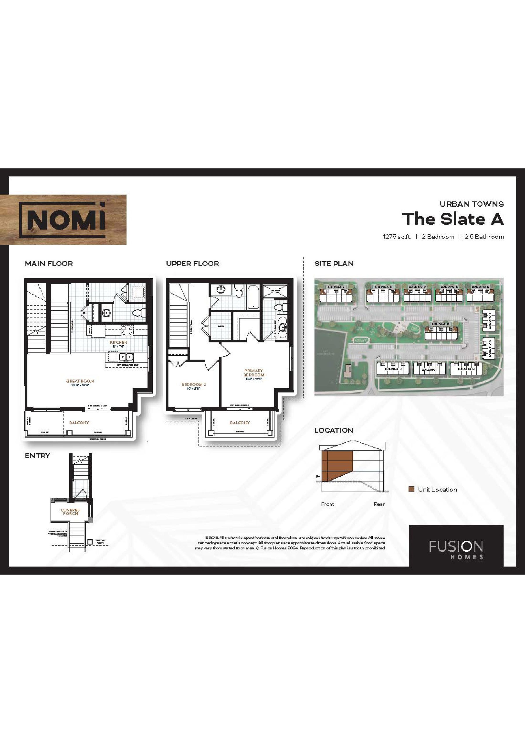 The Slate A floor plan