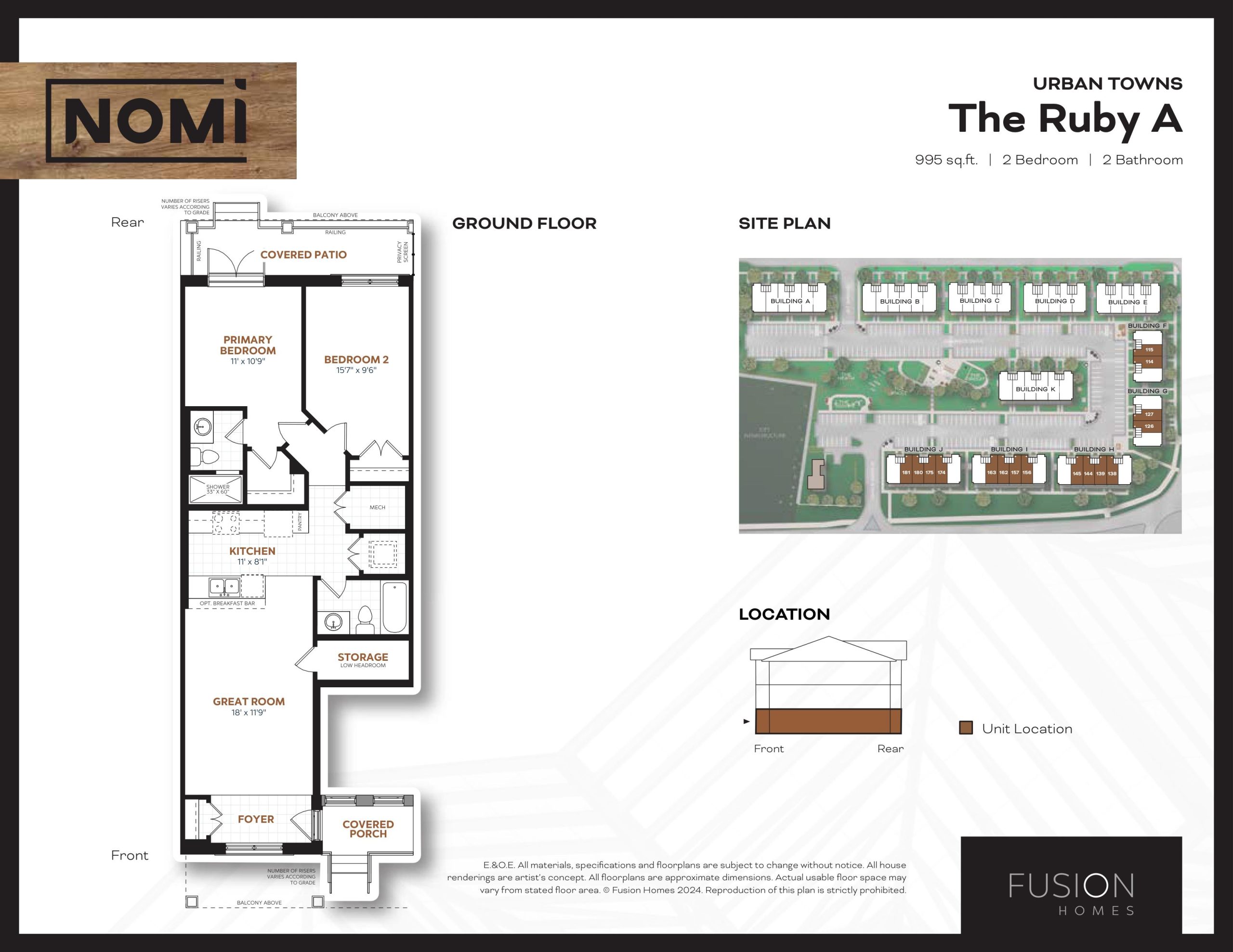 The Ruby A floor plan