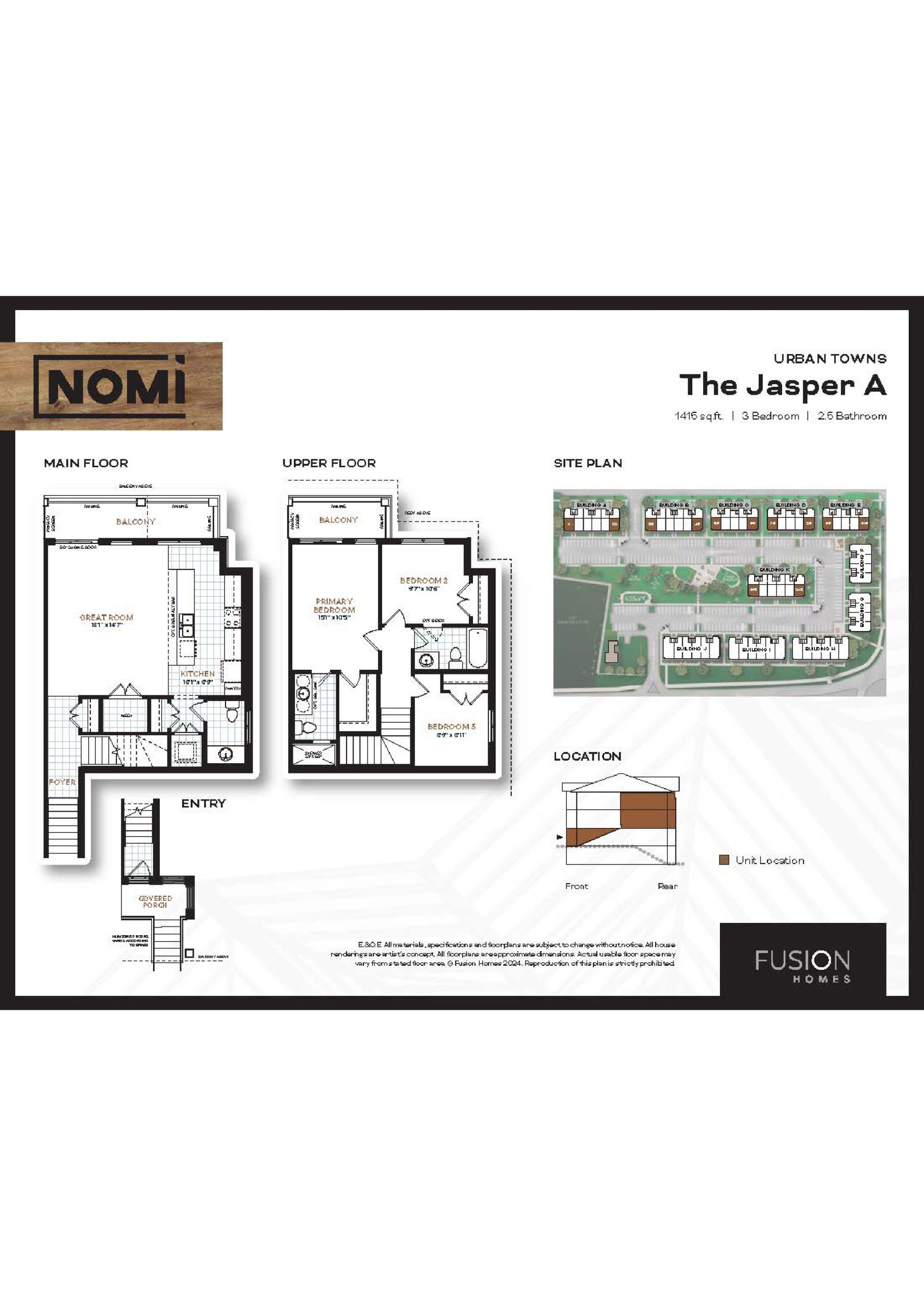 The Jasper A floor plan