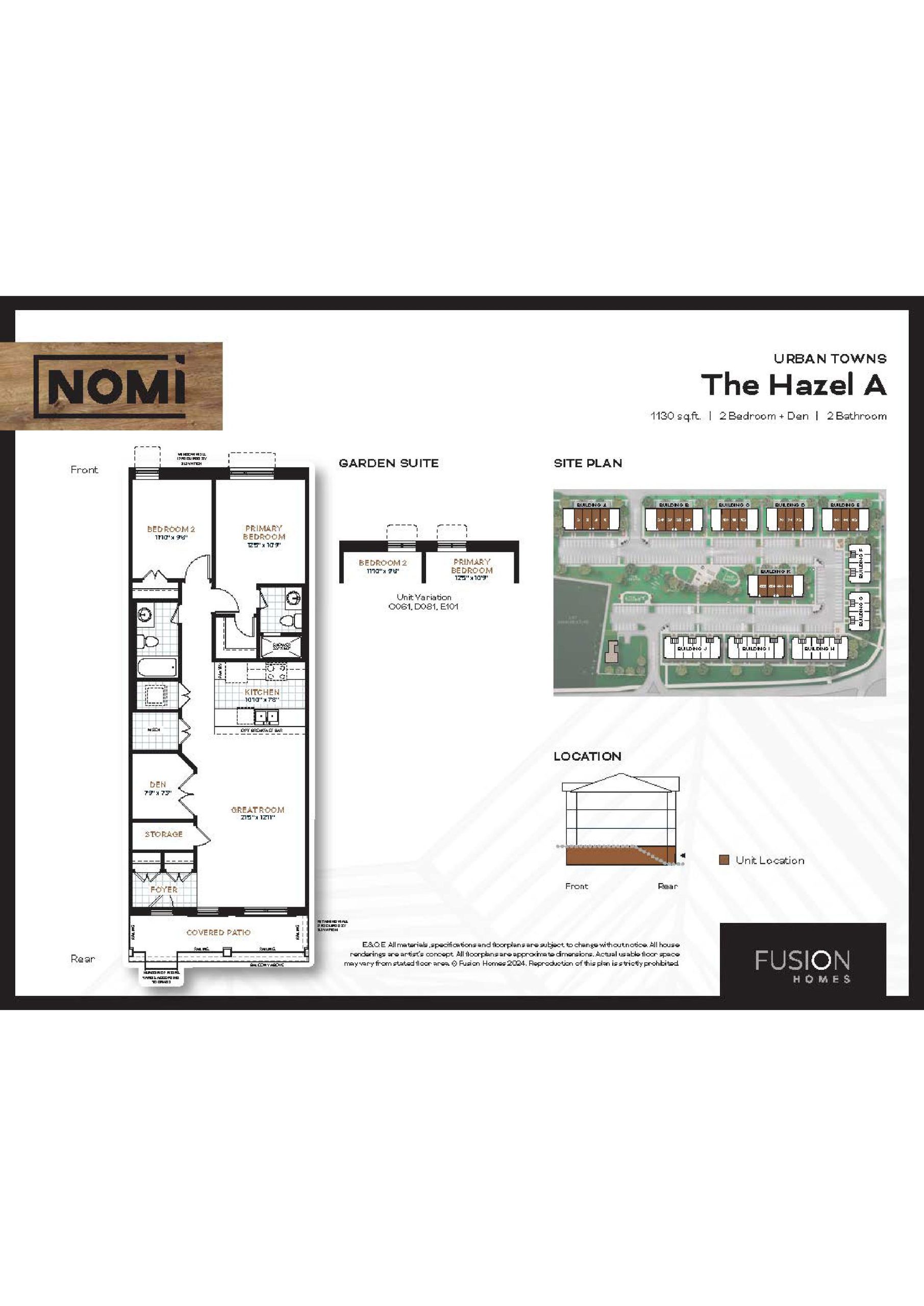 The Hazel A floor plan