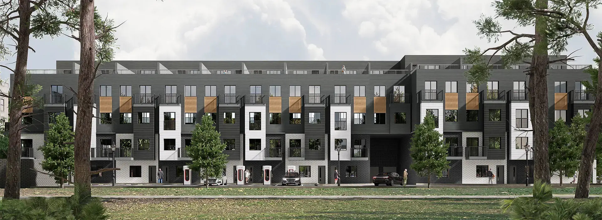 Textbook Towns — pre-construction townhomes by Profile Developments in Highland Creek