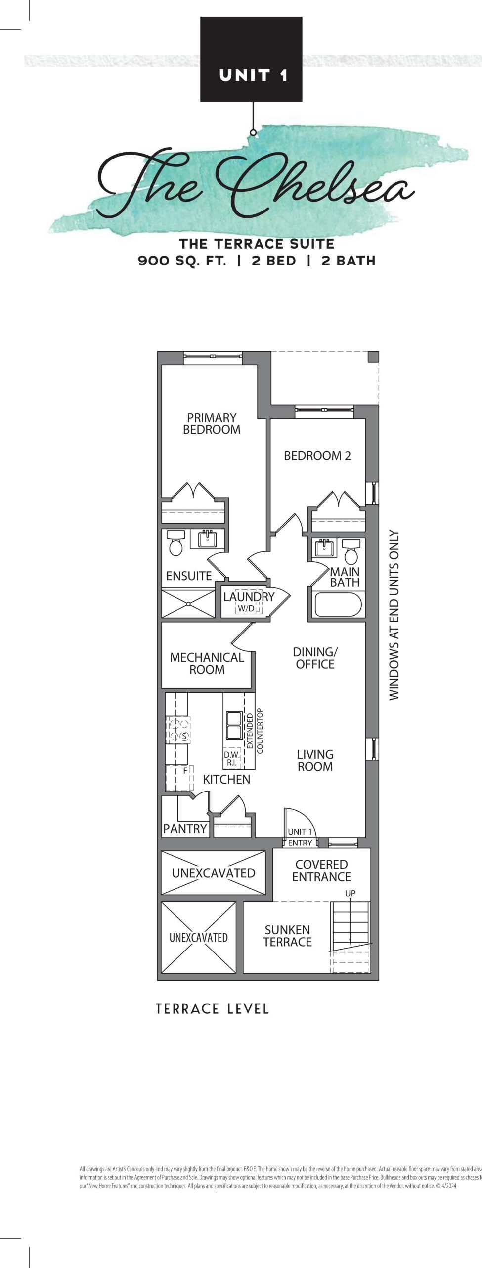 The Chelsea floor plan