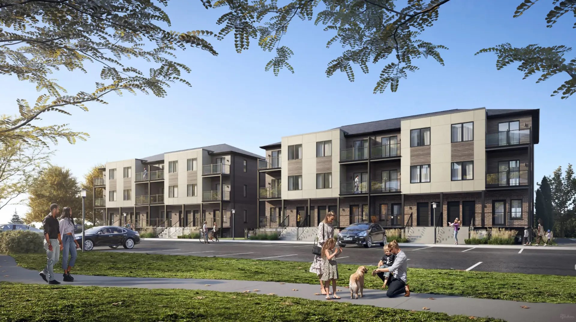 The Block on Clair in Guelph — rendering 3