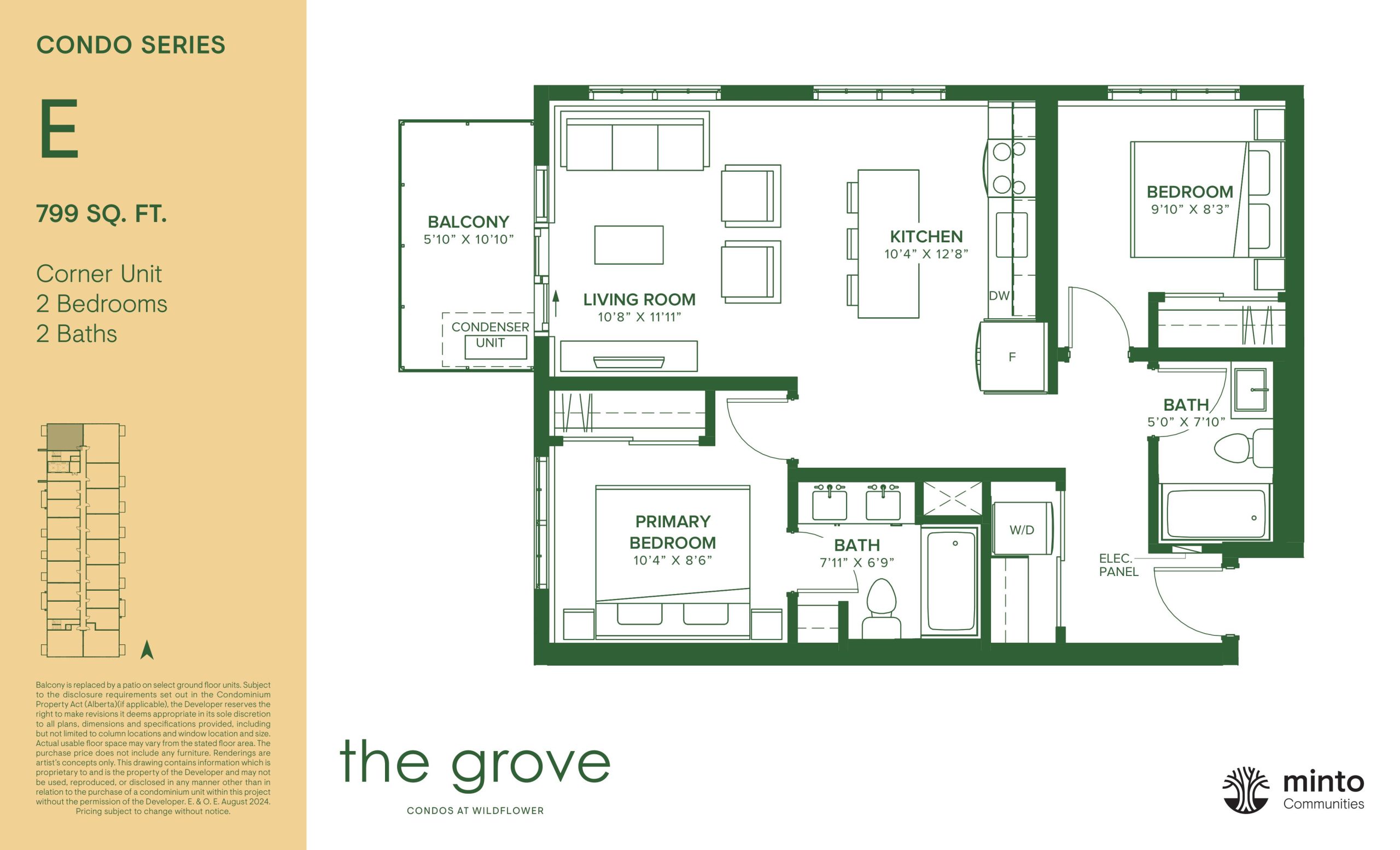 E floor plan