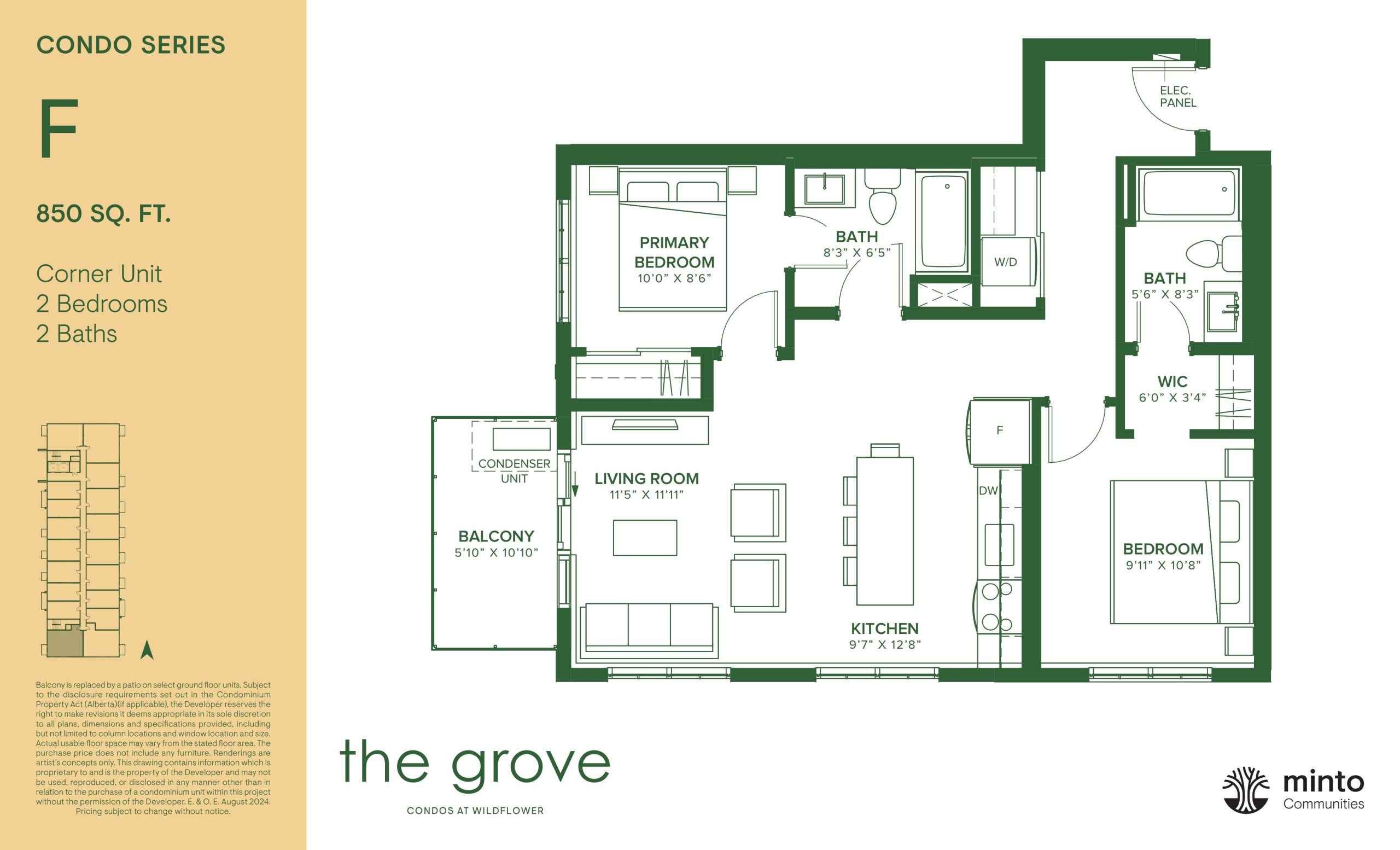 F floor plan