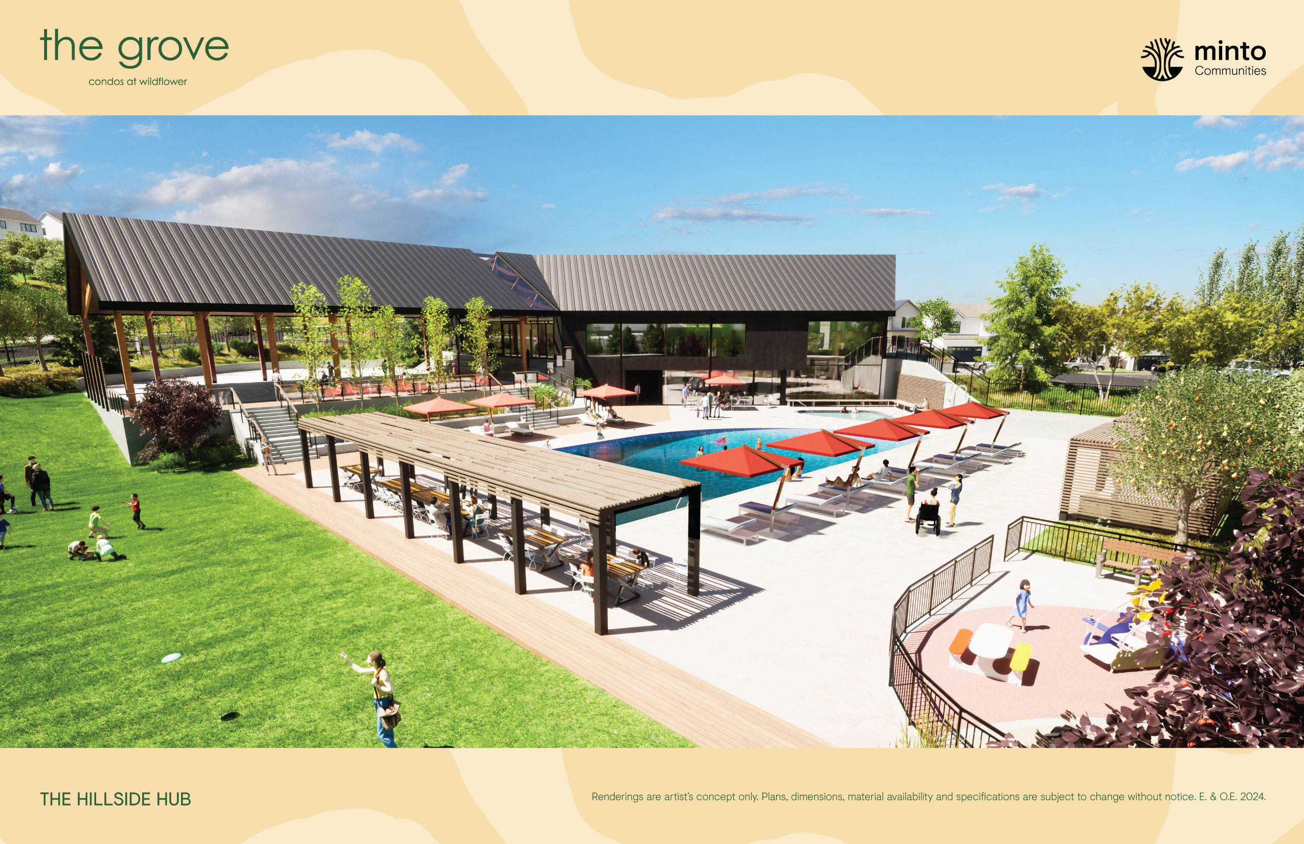 The Grove Condos at Wildflower in Airdrie — rendering 3
