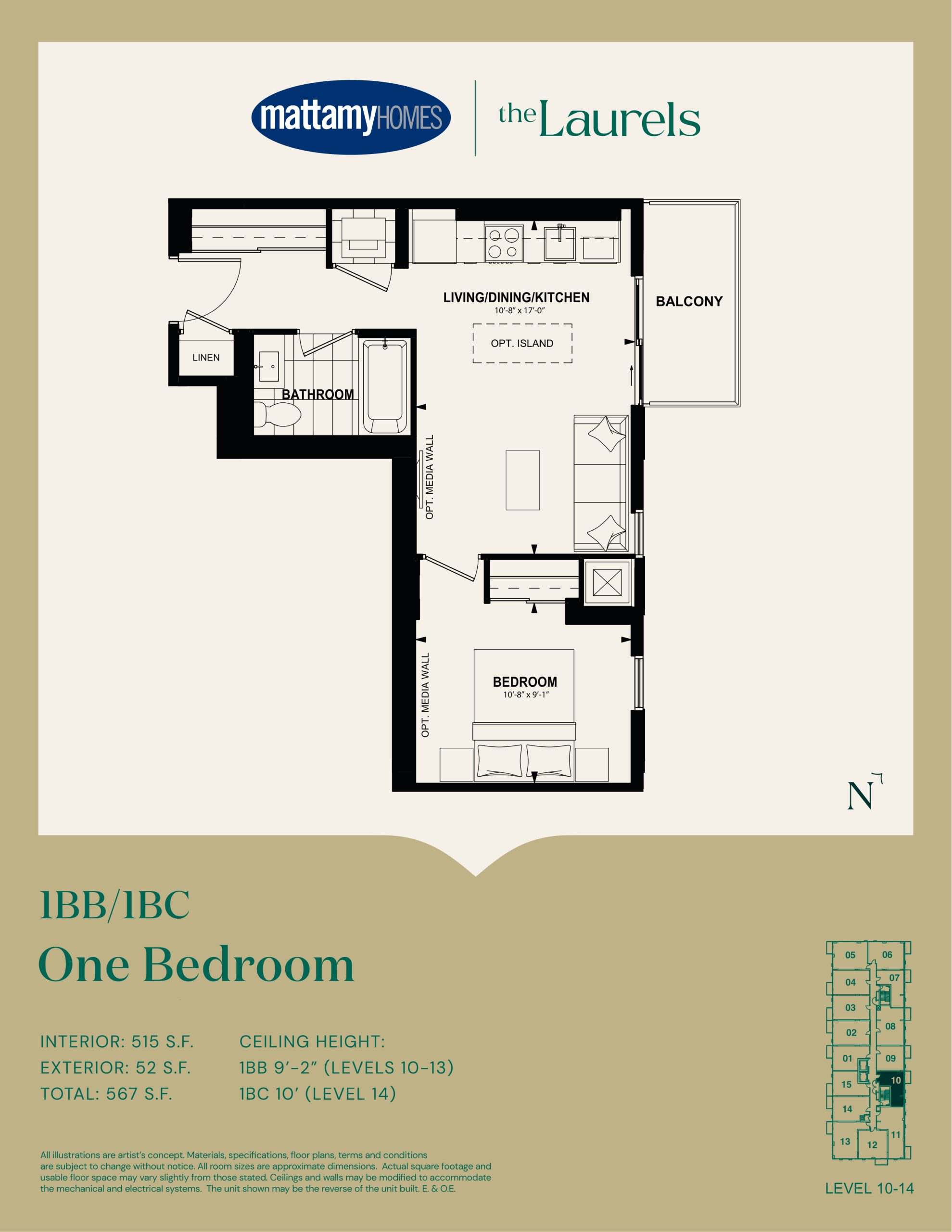1BB/1BC floor plan