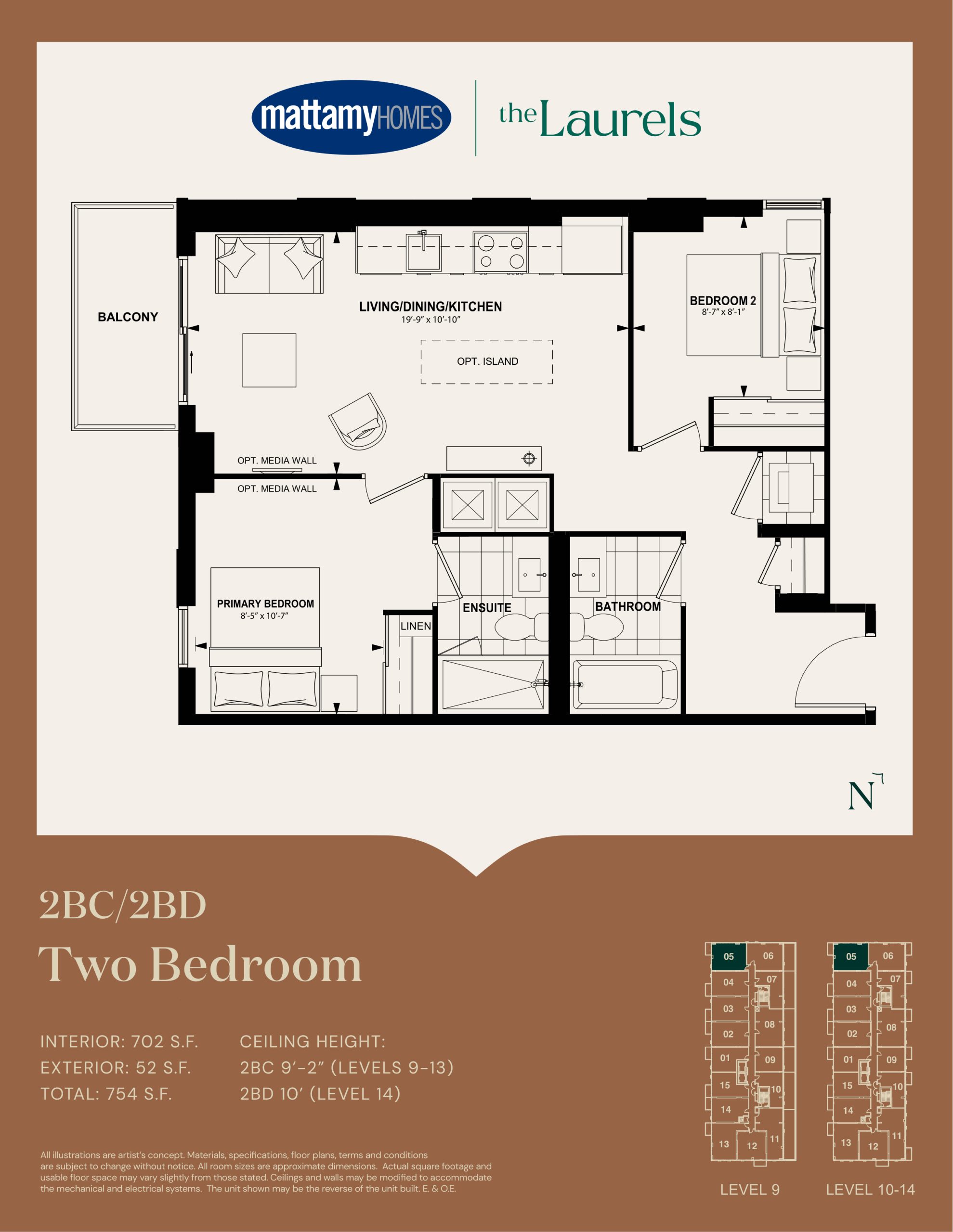 2BC/2BD floor plan