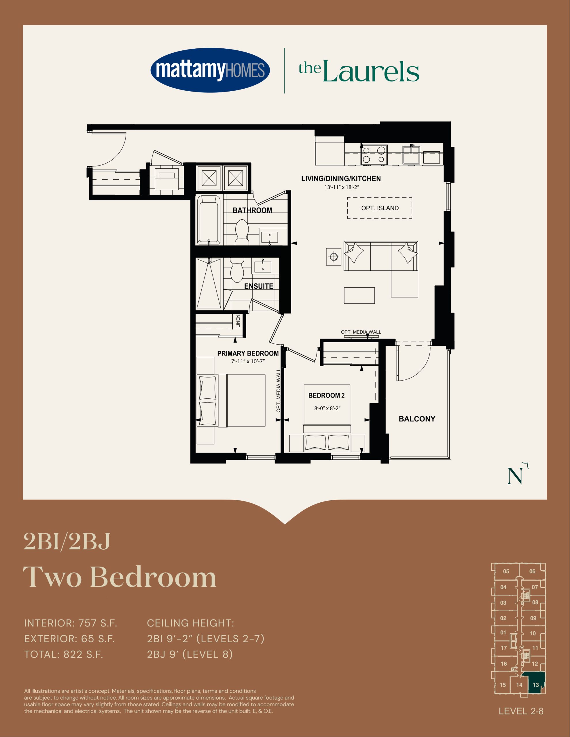2BI/2BJ floor plan