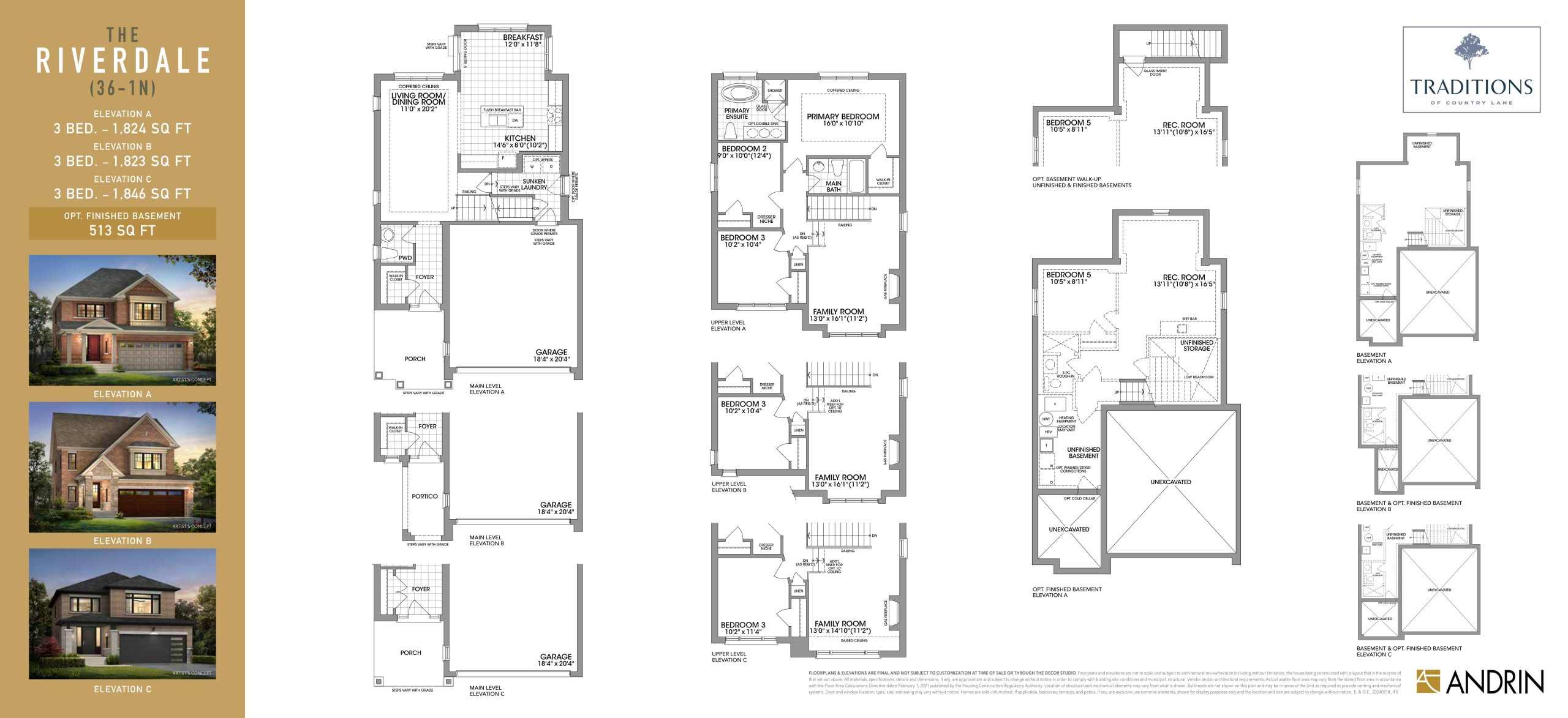 The Riverdale floor plan