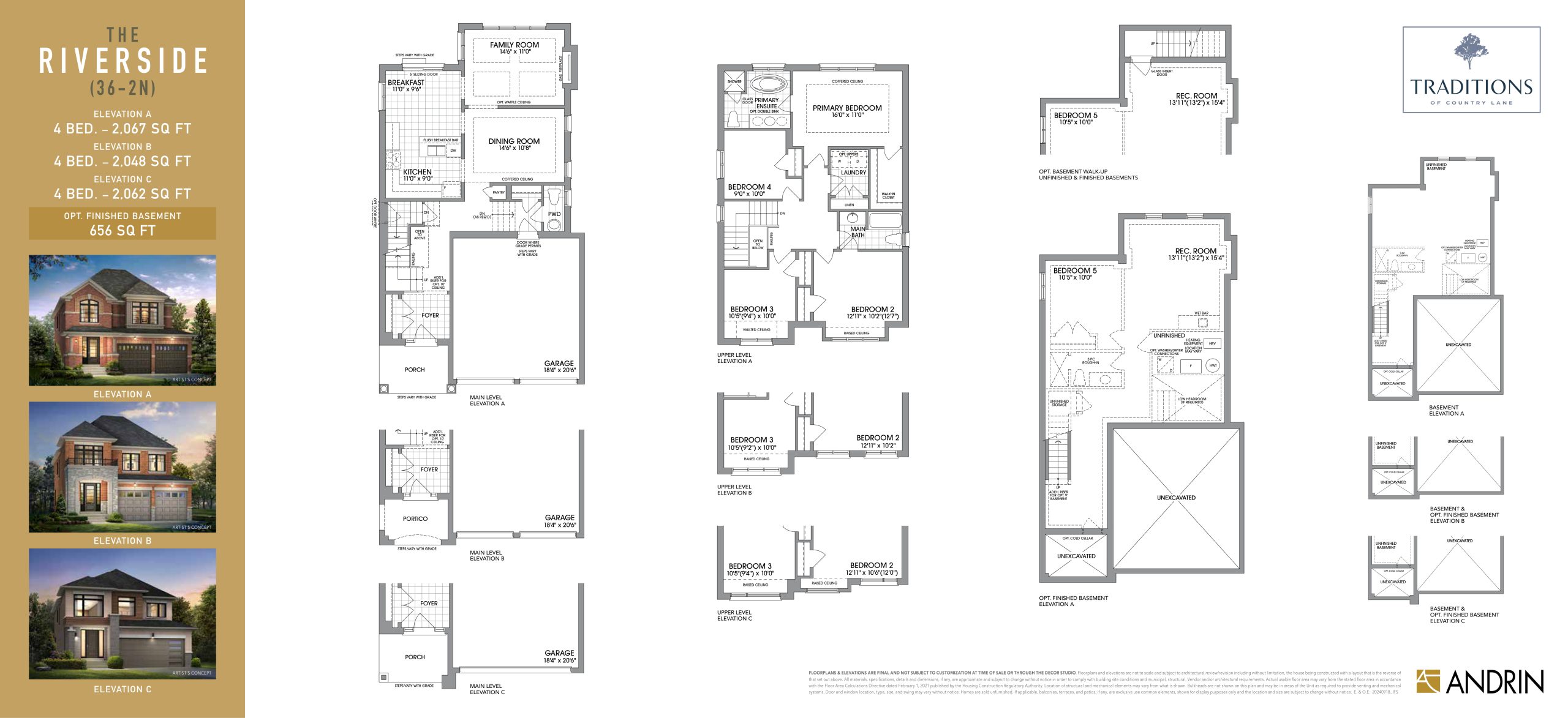 The Riverside floor plan