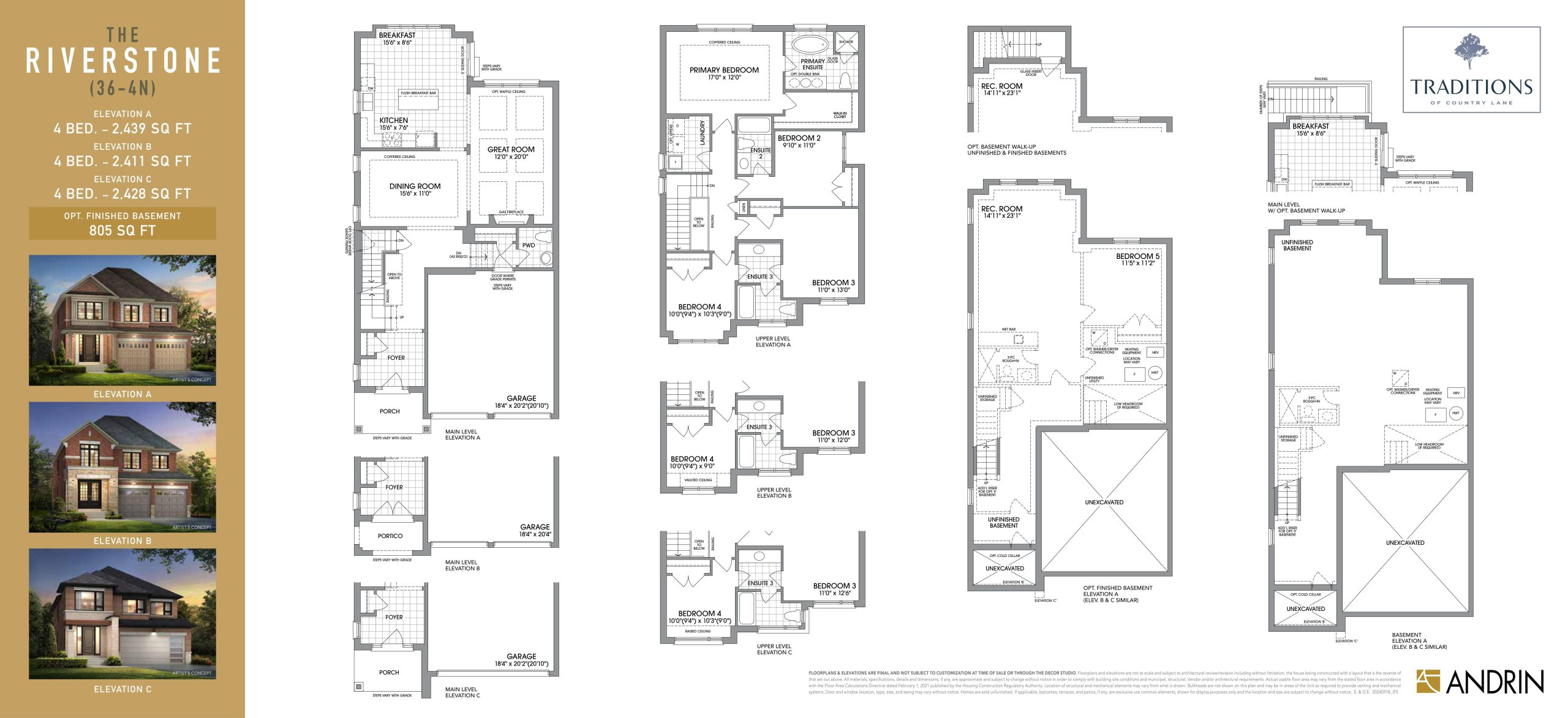 The Riverstone floor plan