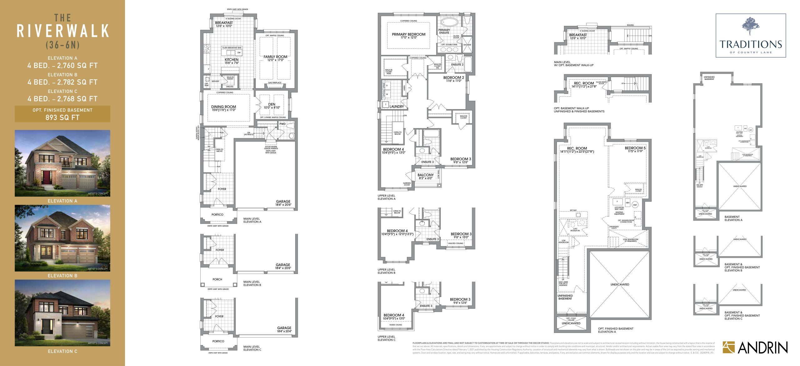 The Riverwalk floor plan