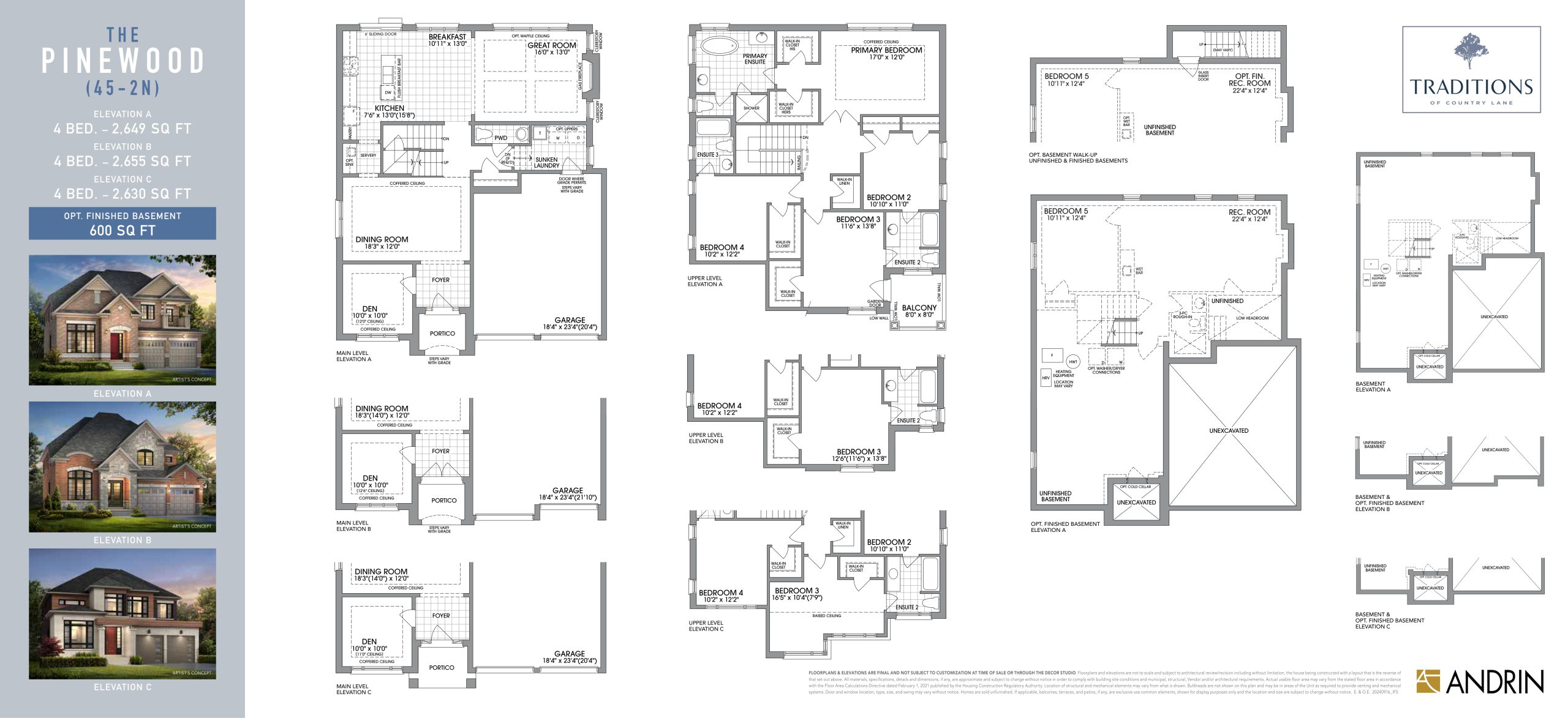 The Pinewood floor plan