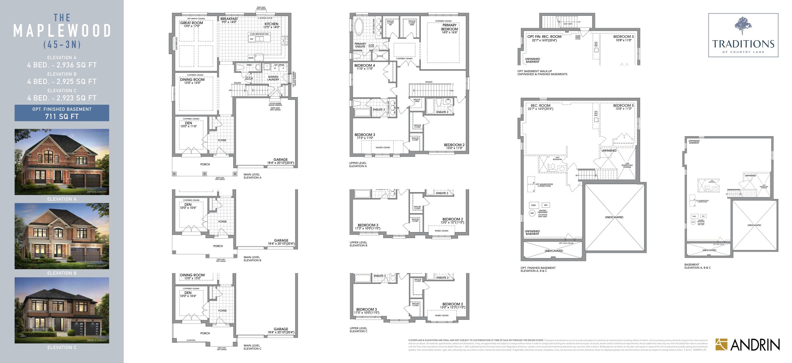 The Maplewood floor plan