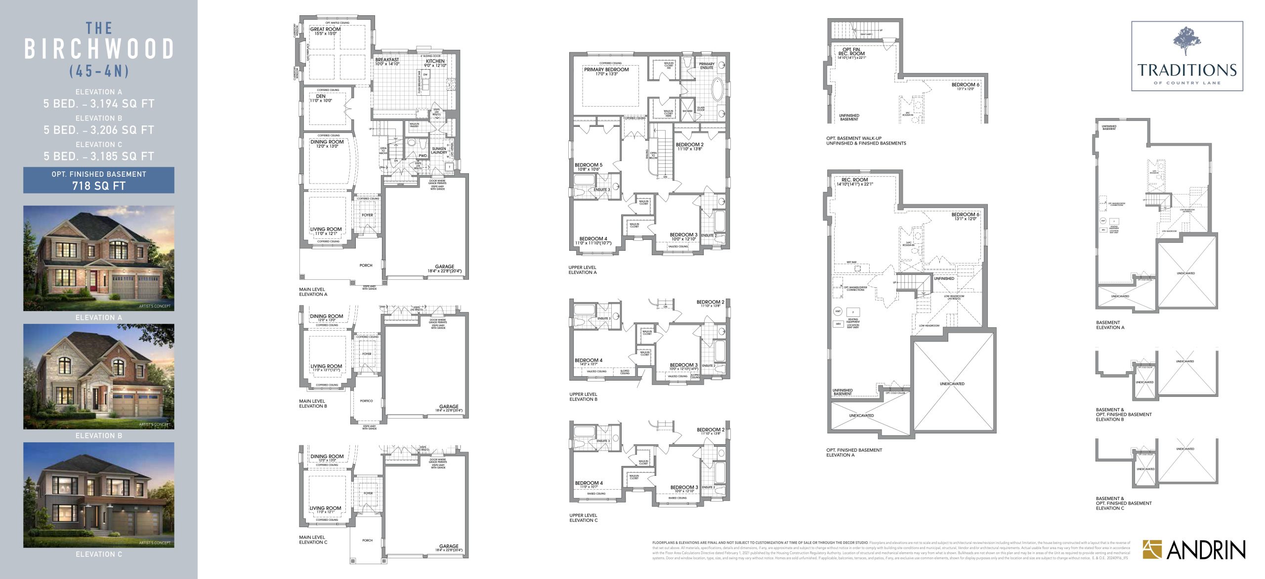 The Birchwood floor plan