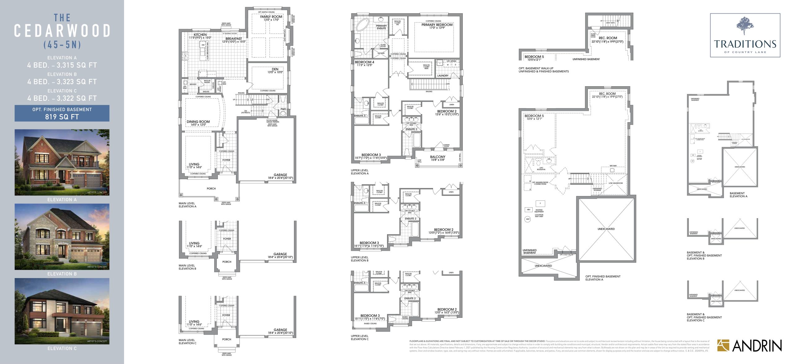The Cedarwood floor plan