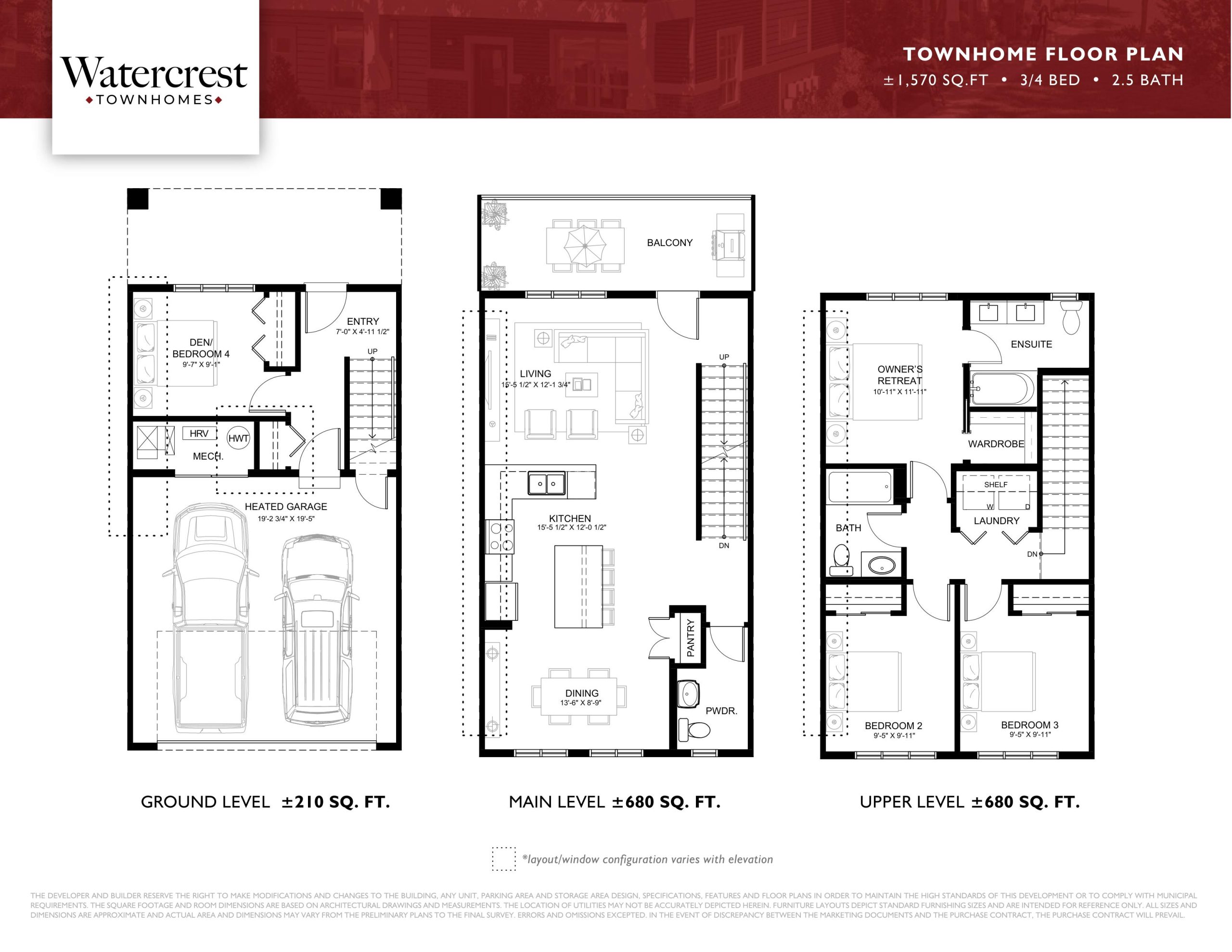 Townhome Floor Plan floor plan