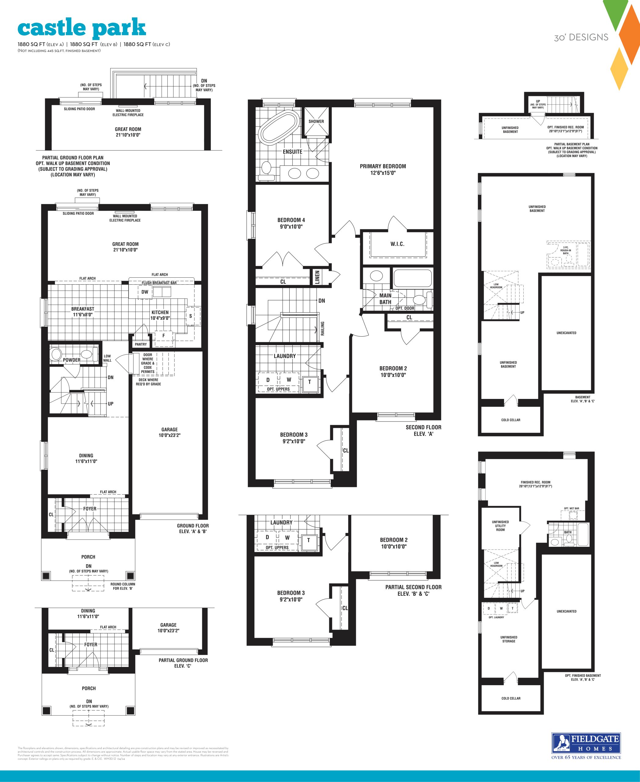 Castle Park floor plan