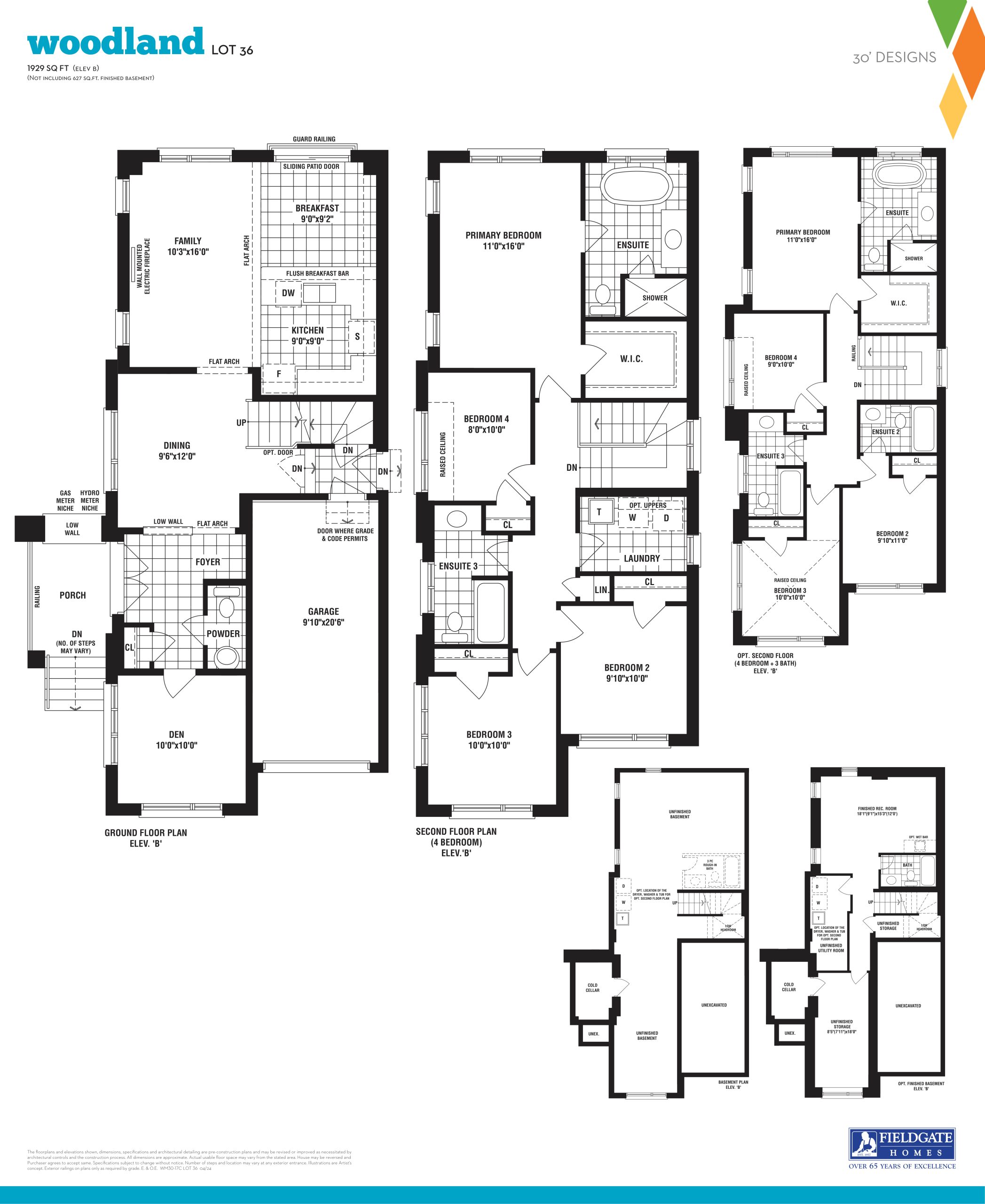 Woodland floor plan