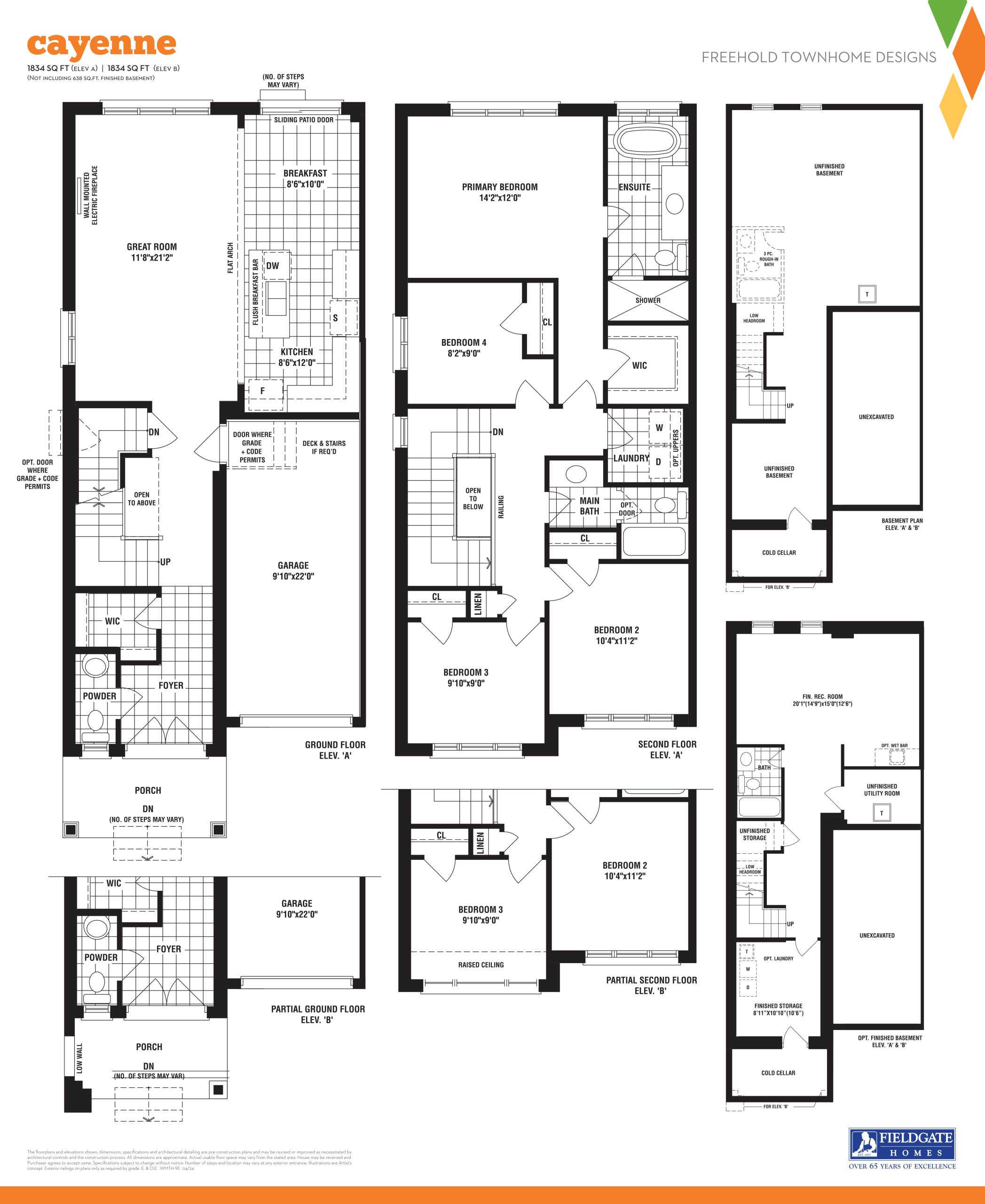 Cayenne floor plan