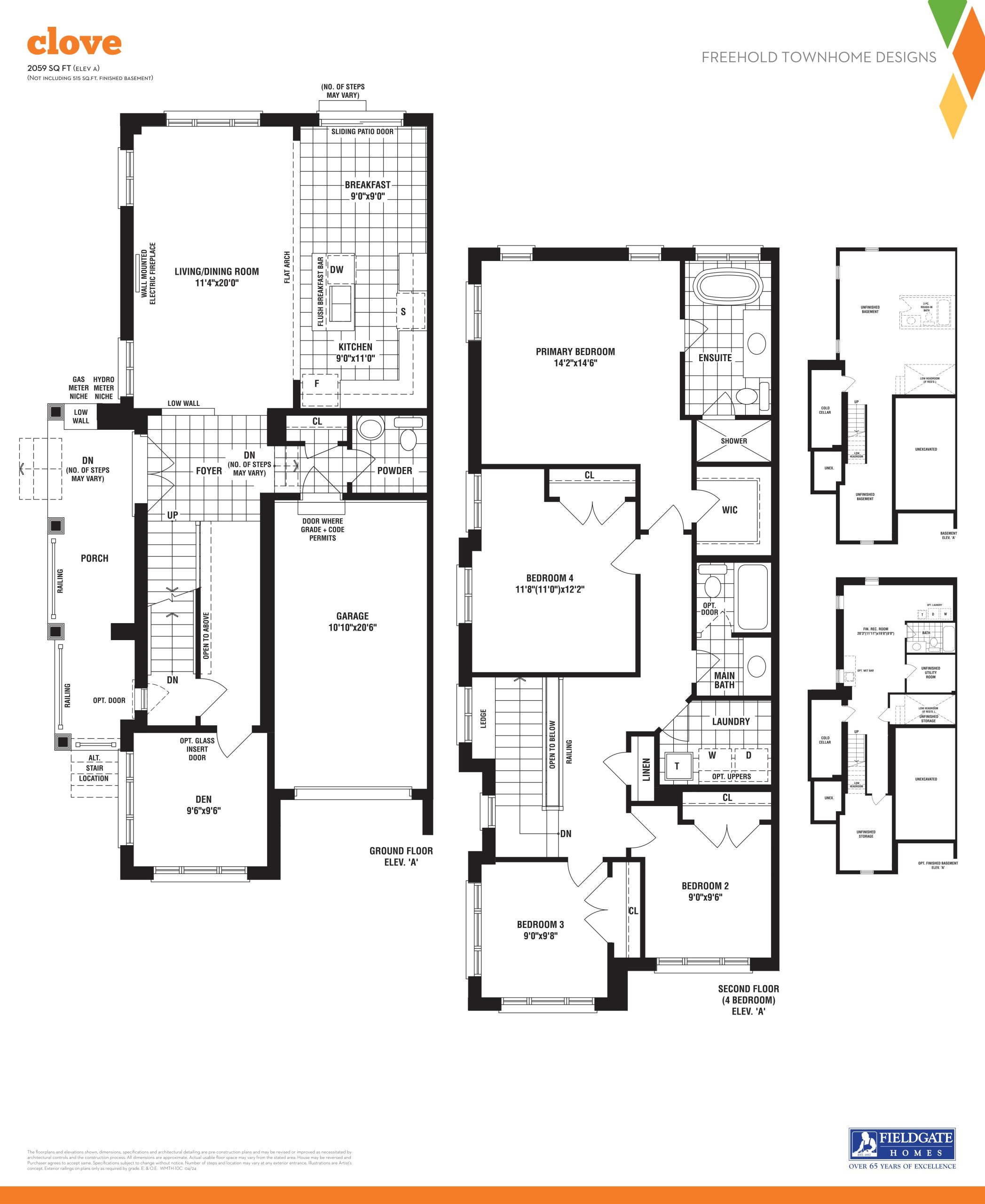 Clove floor plan